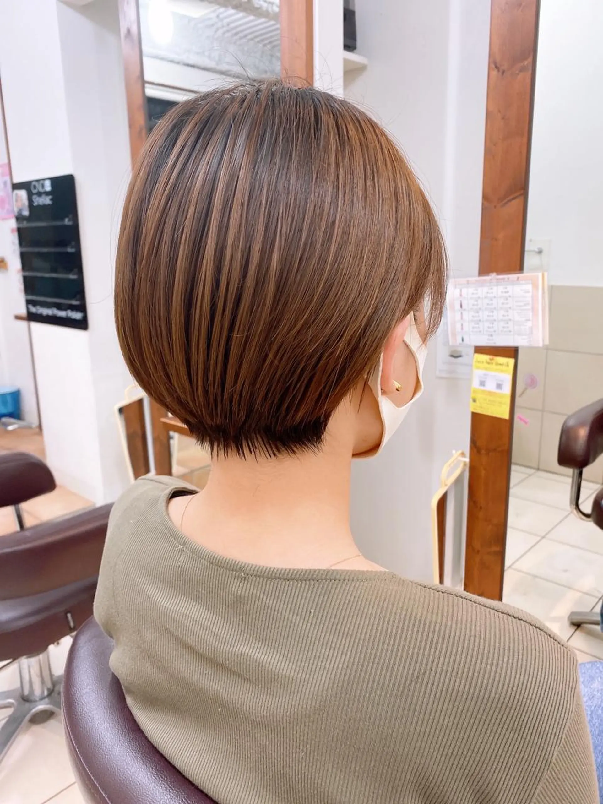 ショート カラー ボブ ベリショディレクター 小野 健太郎のヘアスタイル