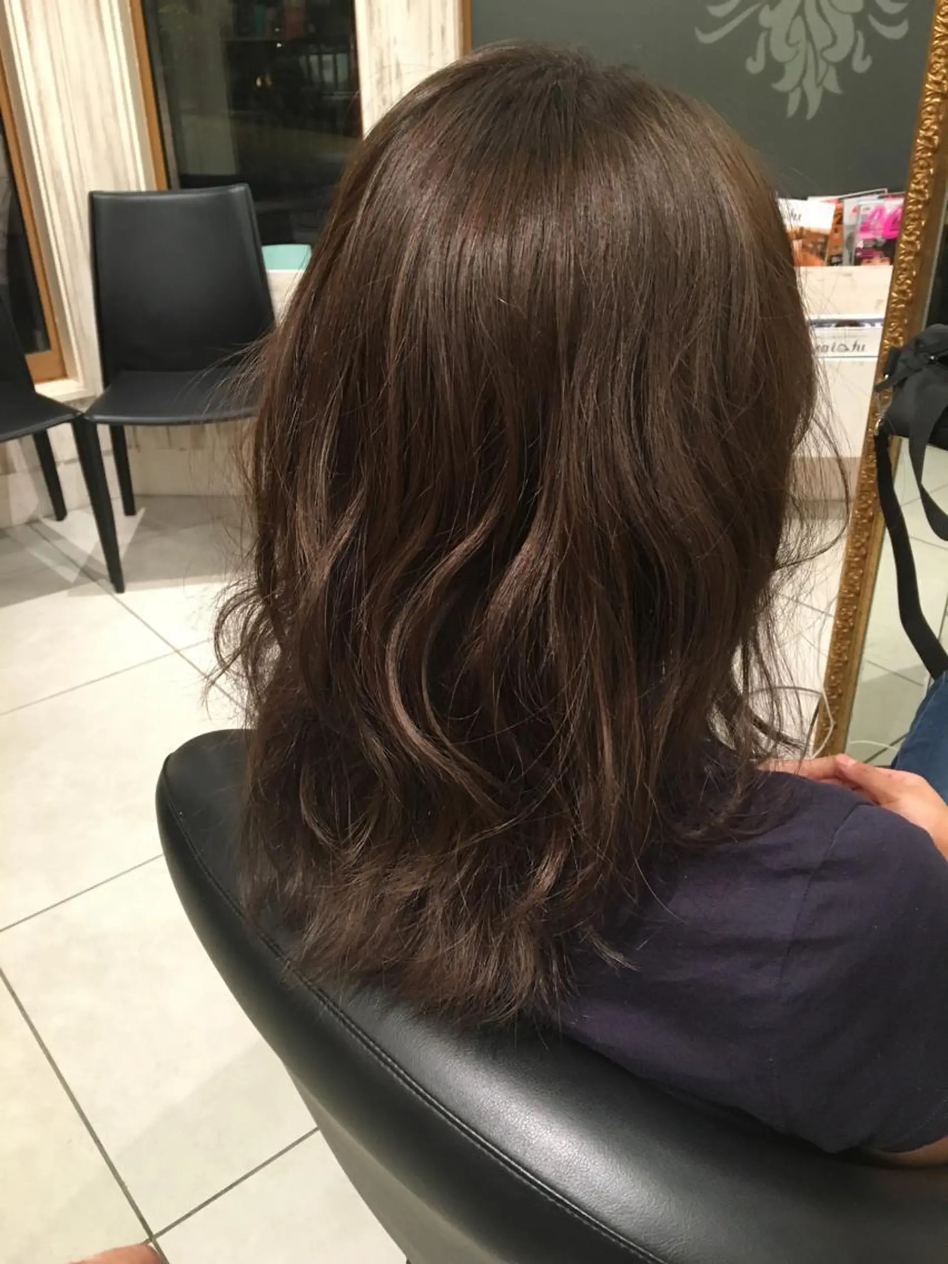 セミロング ロング 永井大樹✨ 透明感カラー✨のヘアスタイル