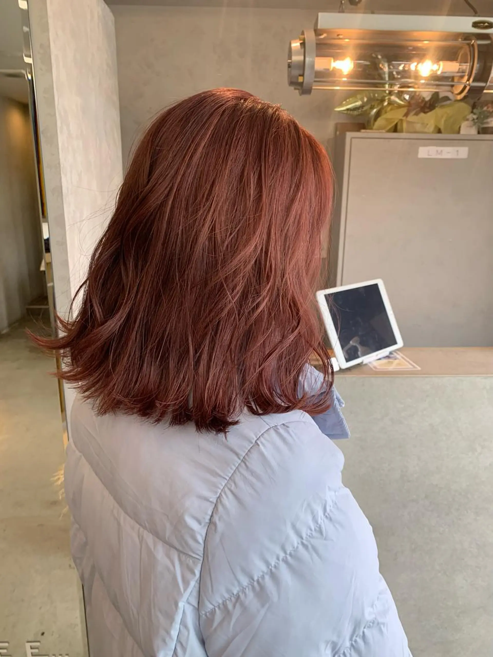 ミディアム カラー カット ヘアカラー トリートメント Haru/THREE …by velvetのヘアスタイル