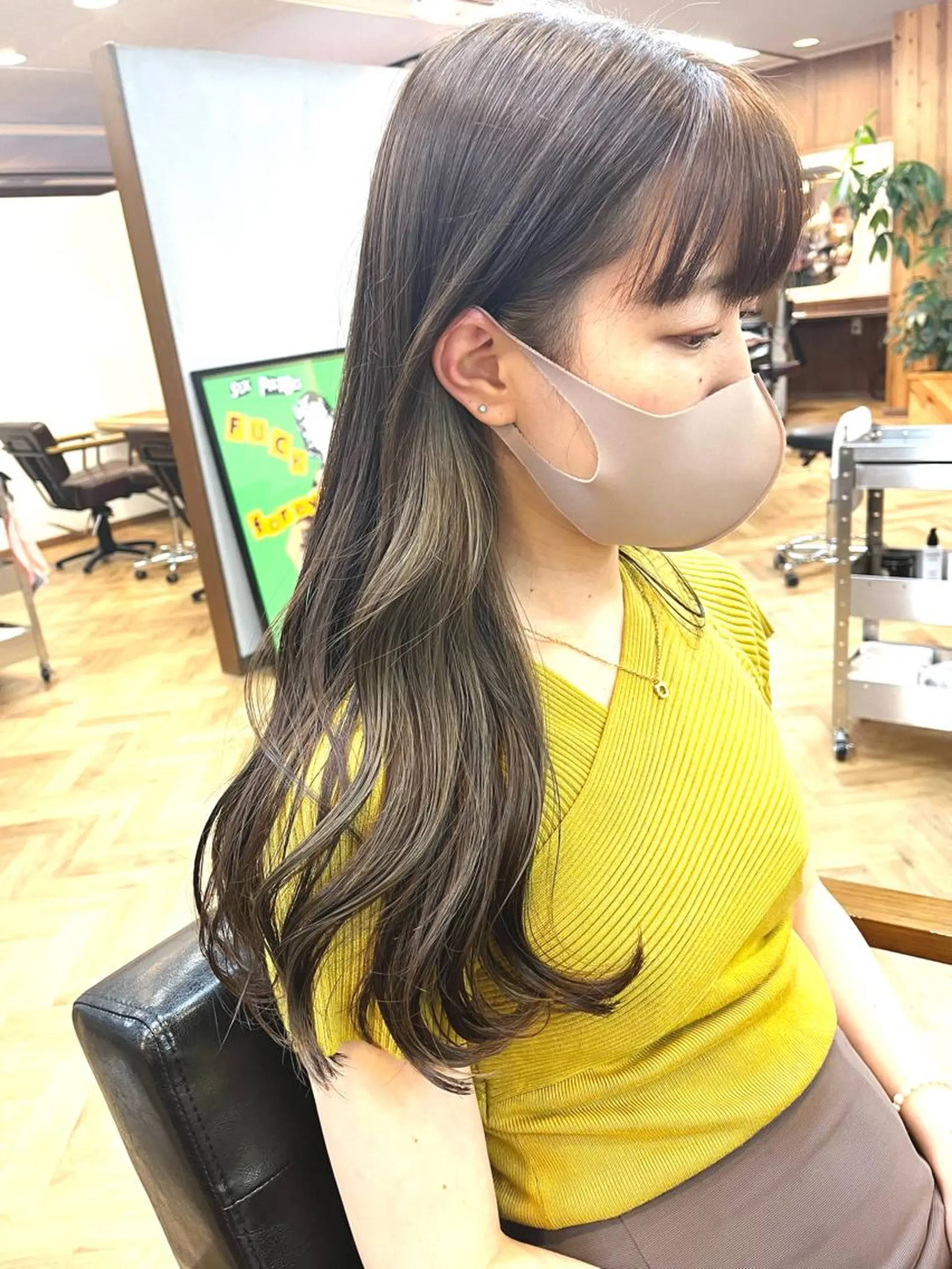 ロング カラー ena/ブリーチなし 透明感・レイヤー🎀のヘアスタイル