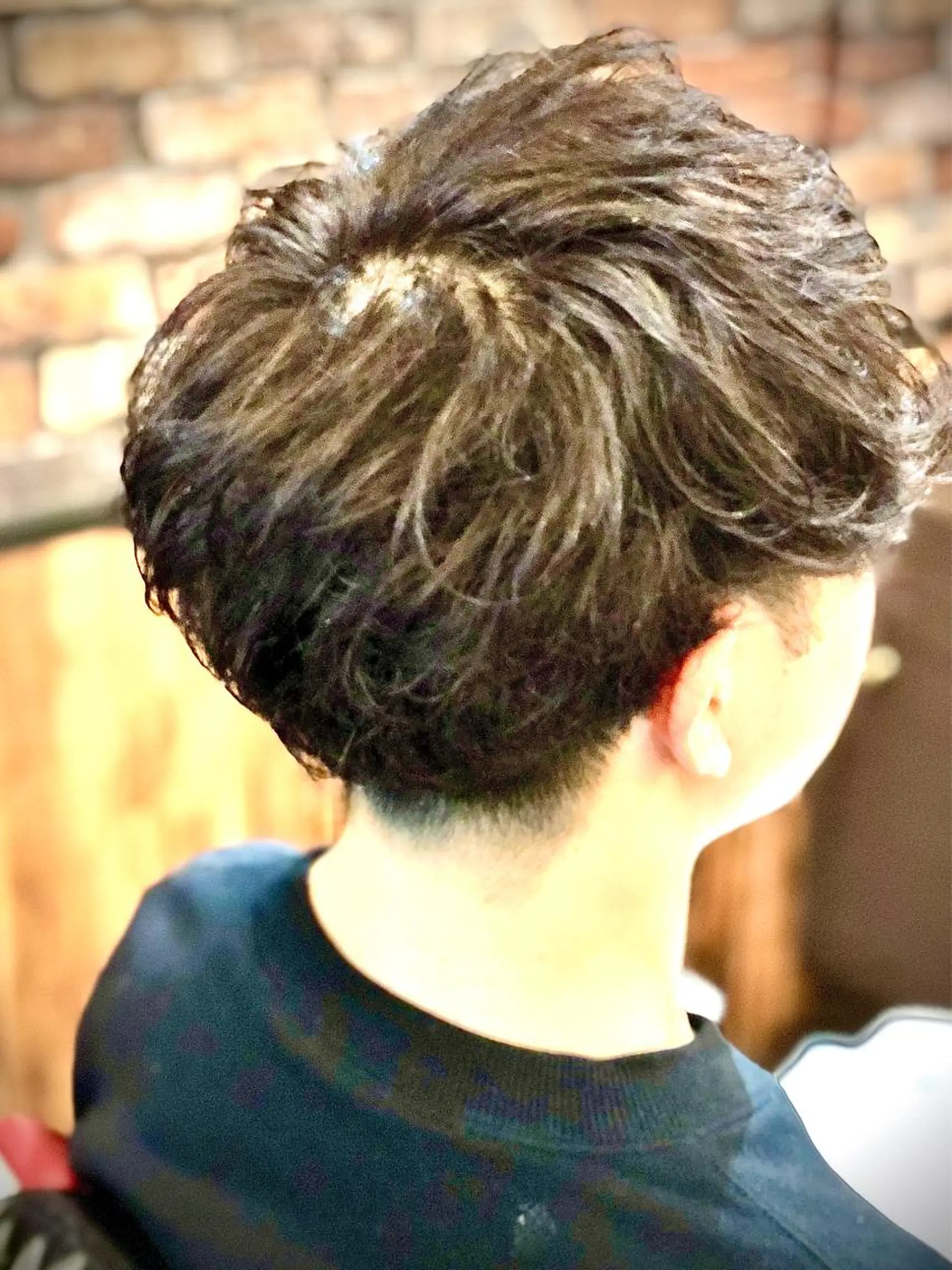 ミディアム メンズ くせ毛 men's特化　石井 貴章のヘアスタイル
