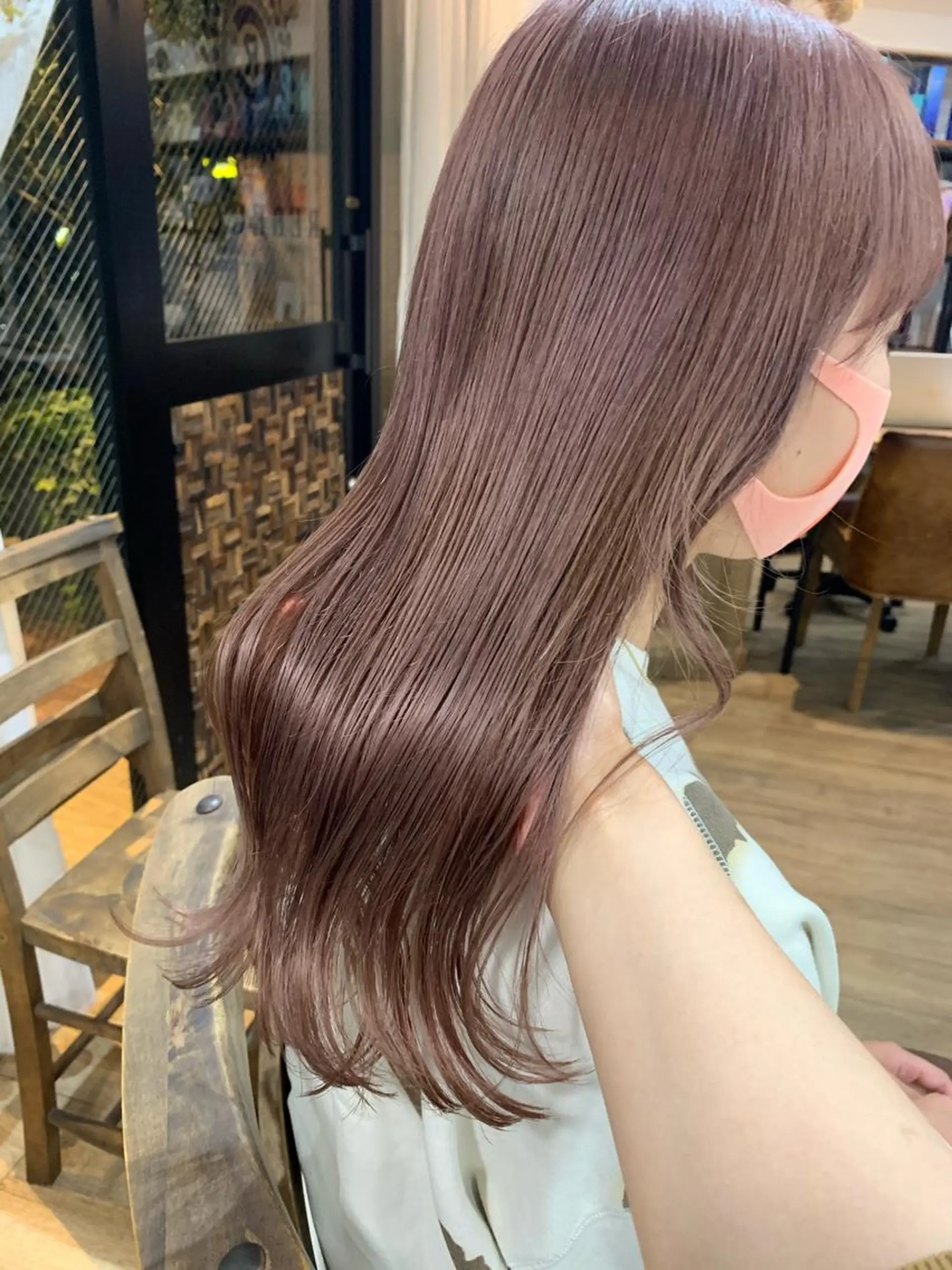 ロング カラー カット ヘアカラー トリートメント salowin梅田所属・レイヤー/顔周り /AKARIのヘアスタイル