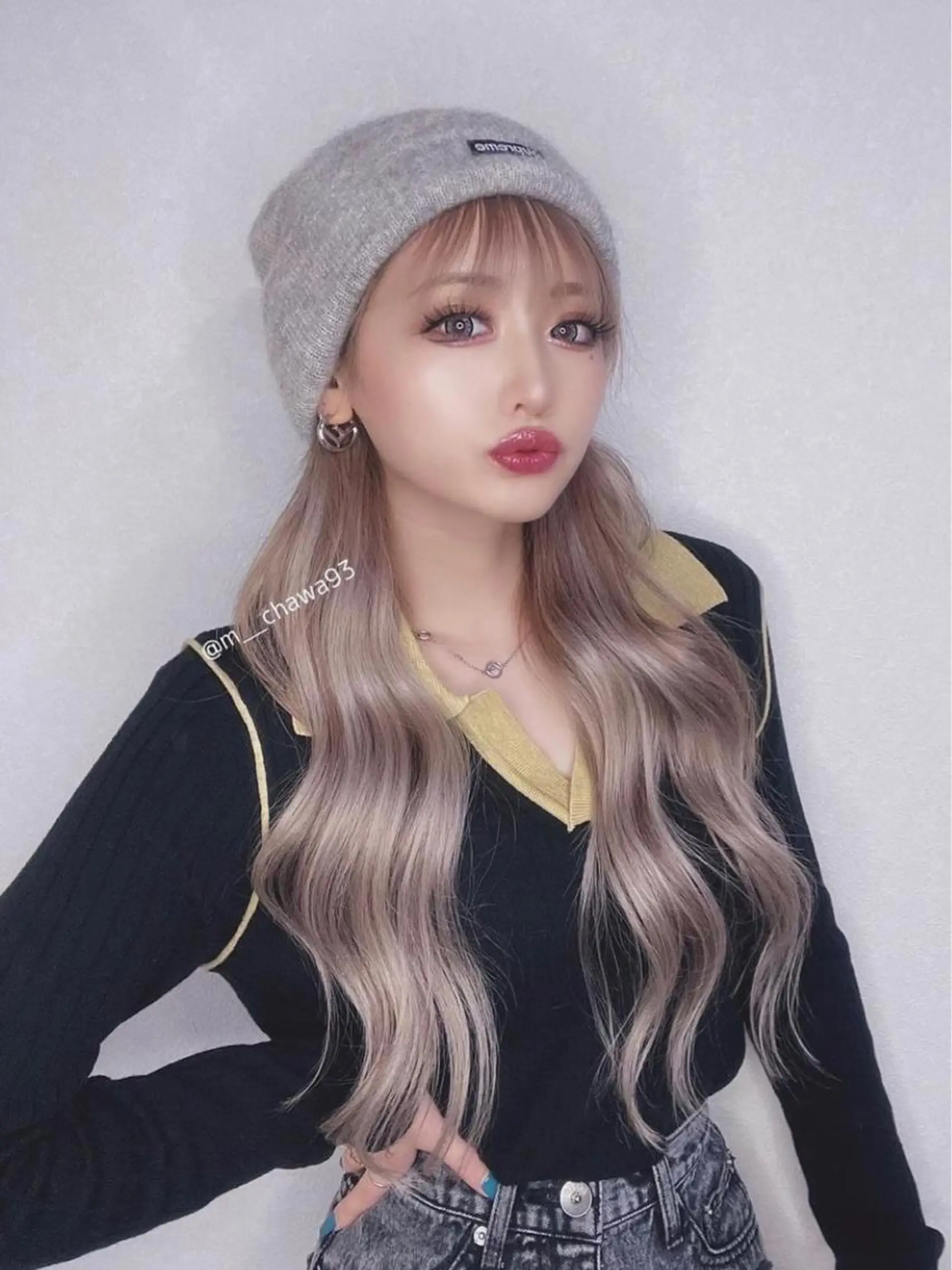 ロング カラー 糸川 伸樹のヘアスタイル