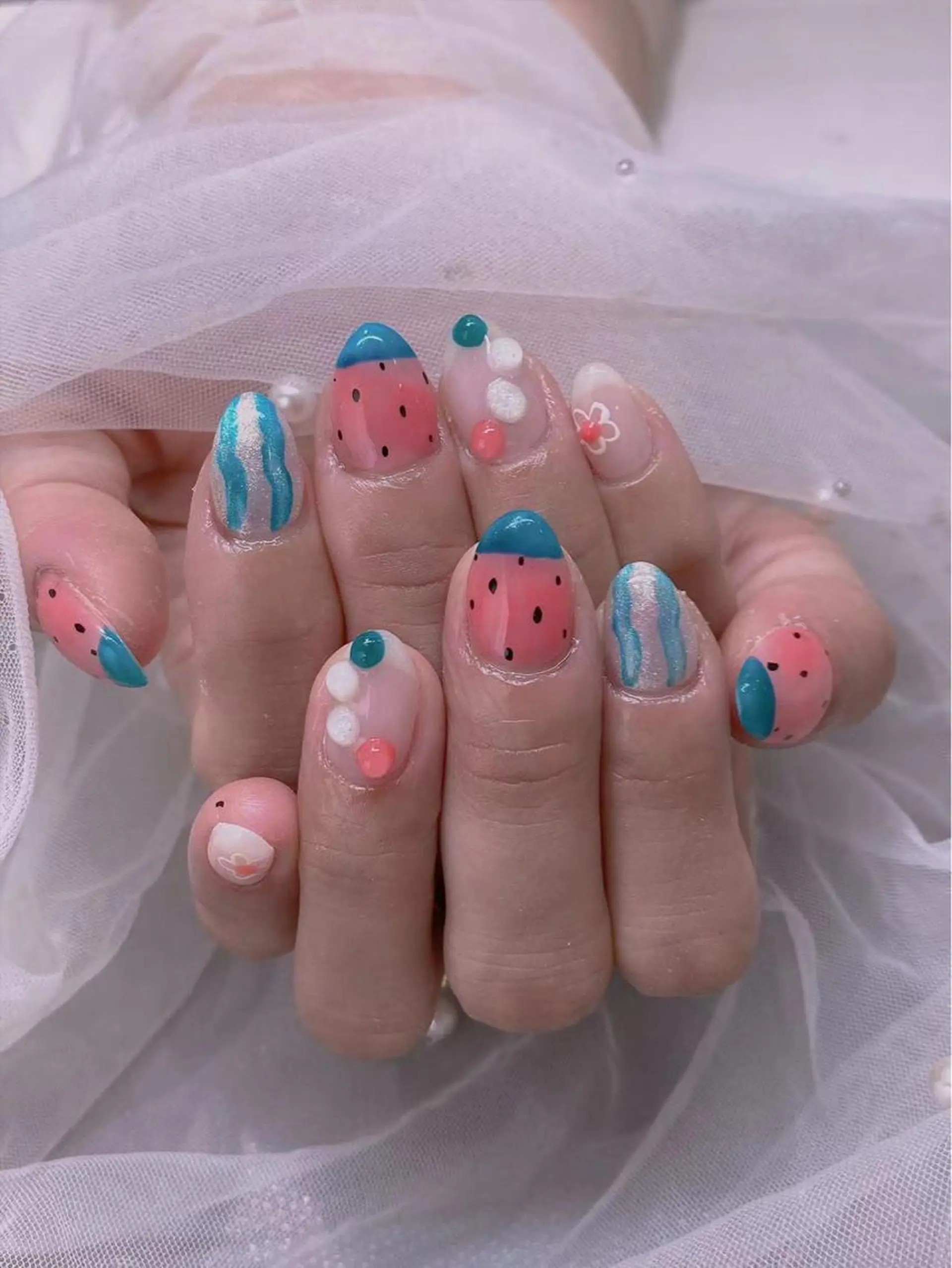 ネイル 長さだし専門店 M2　rikaのネイルデザイン