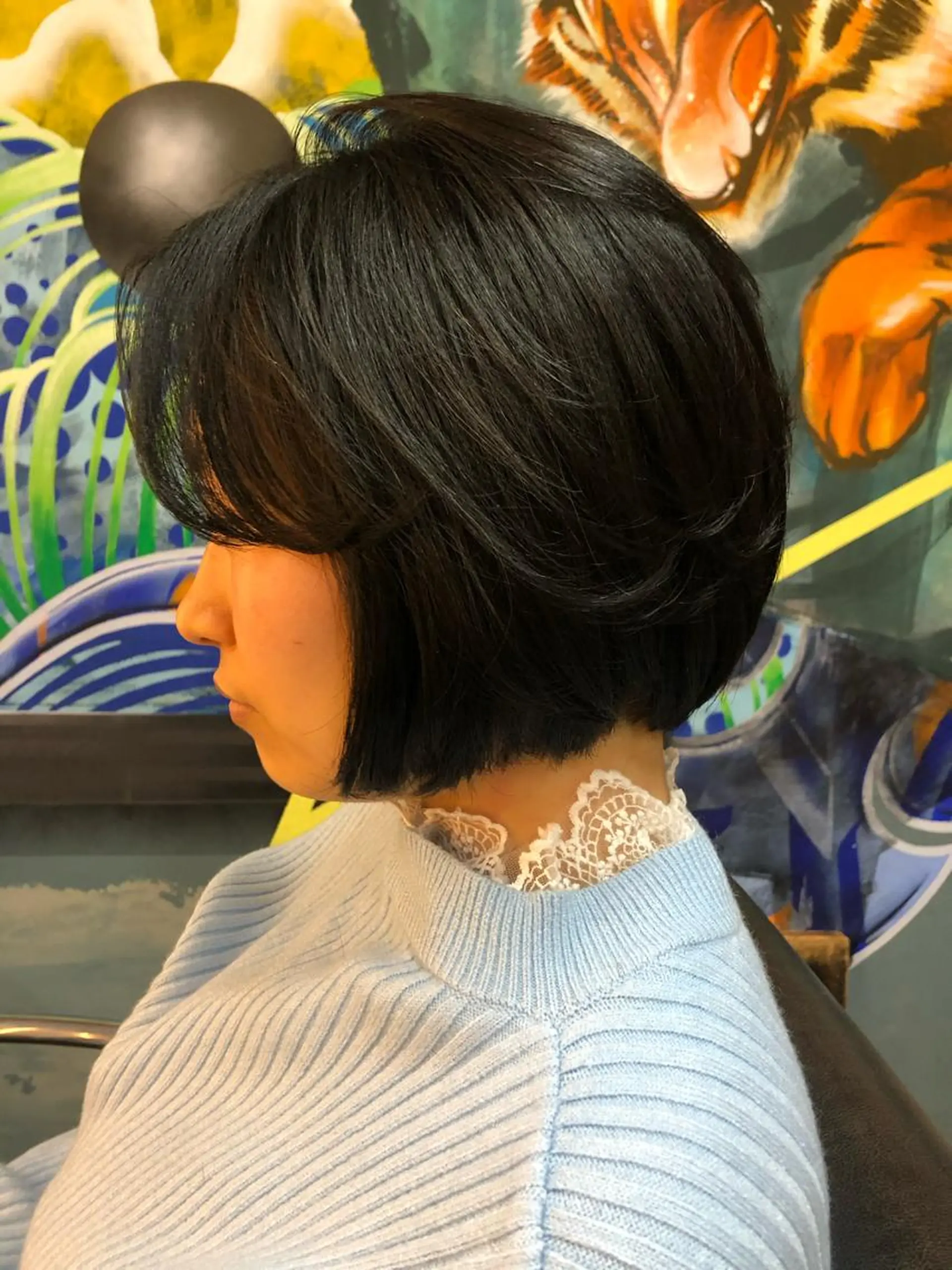 ショート ボブ 小顔カット カット 高橋 まこのヘアスタイル