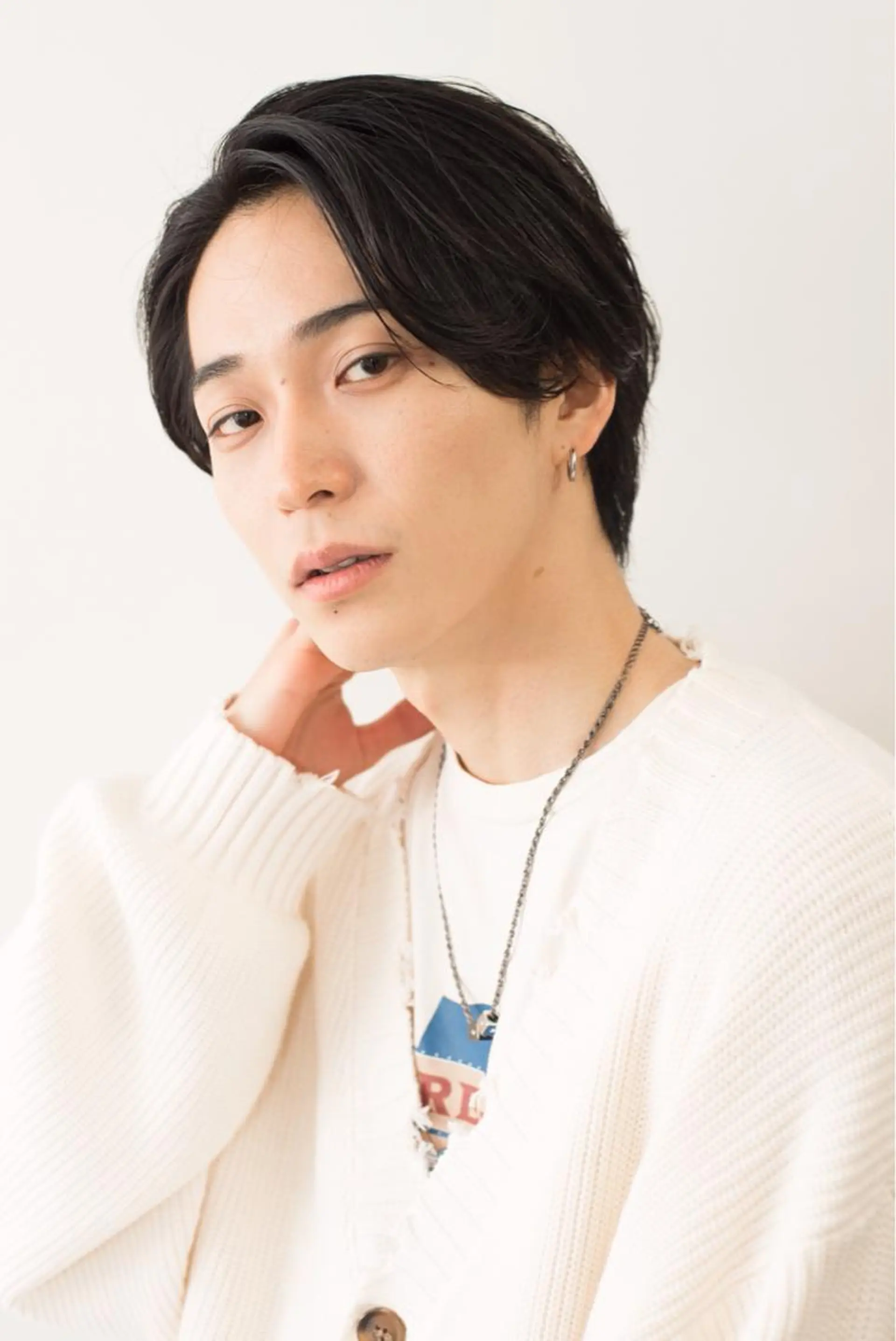 ミディアム メンズ 千葉 慎也のヘアスタイル