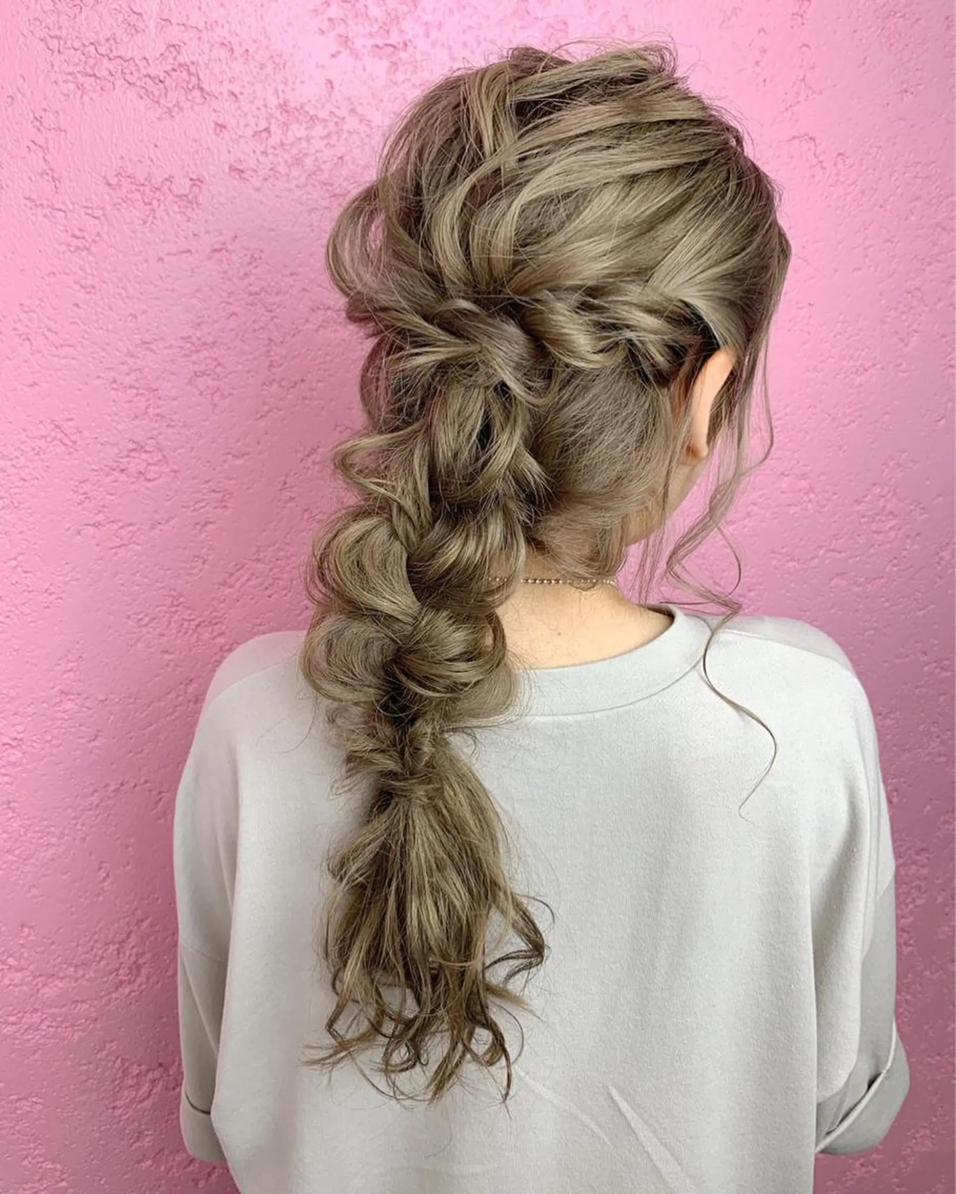 ロング カラー ヘアアレンジ boutique misakiのヘアスタイル