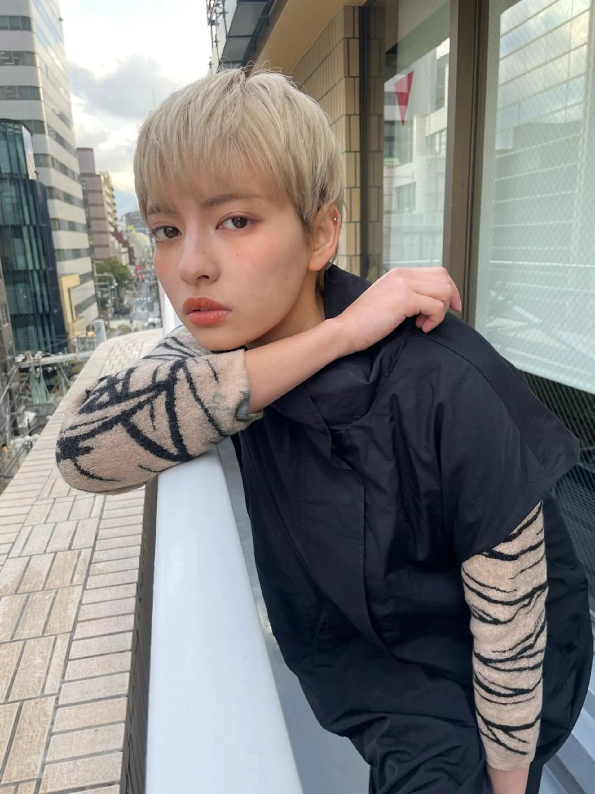 ショート ショート/ボブ/ 心斎橋/宮脇美奈のヘアスタイル