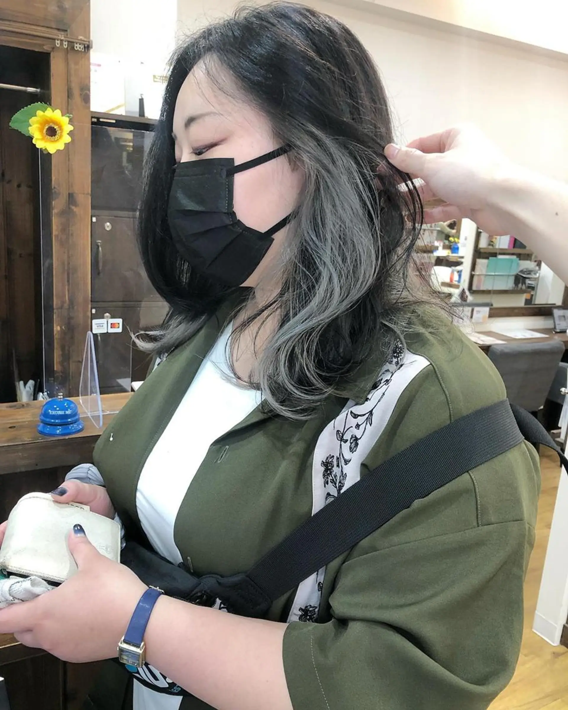 カラー アディクシーカラー アッシュ ブリーチ ダブルカラー グラデーションカラー 🌈ハイトーン/ ワタル🌈のヘアスタイル