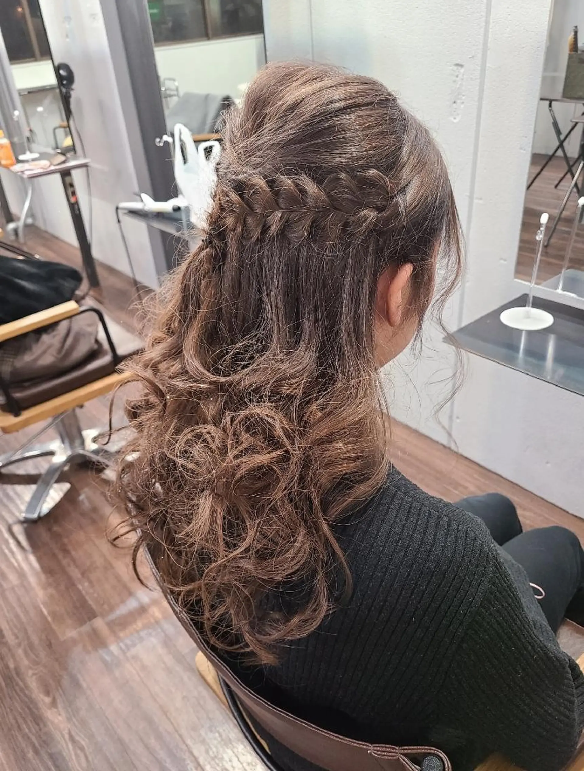 ロング ヘアアレンジ 結婚式・ブライダル 卒業式のヘアスタイル ヘアセット terra✂️川嶋 大輔のヘアスタイル