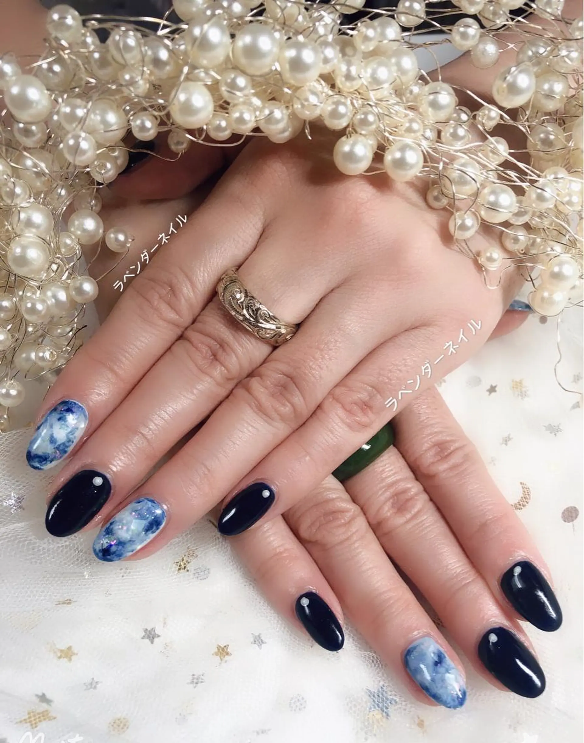 ネイル ラベンダー💖日暮里 ルル💖ネイルのネイルデザイン