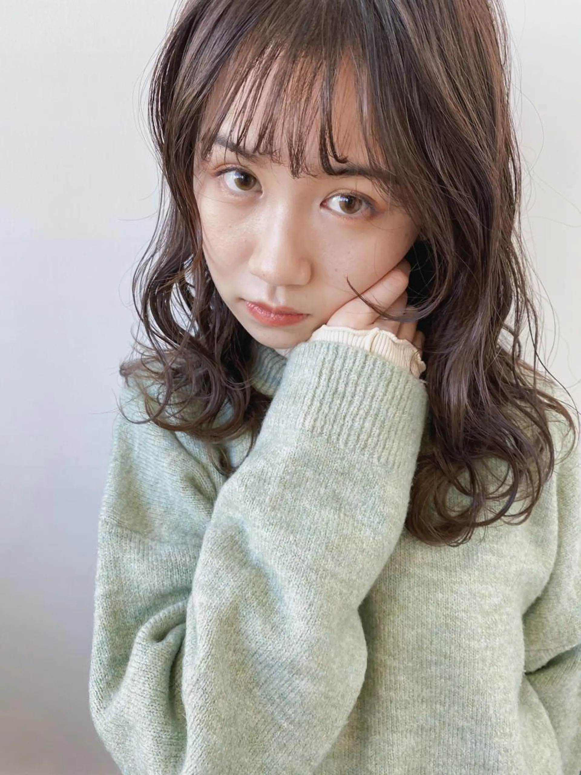 ロング カラー グレージュ ロング カット ヘアカラー トリートメント fit stand /HIIRAGIのヘアスタイル
