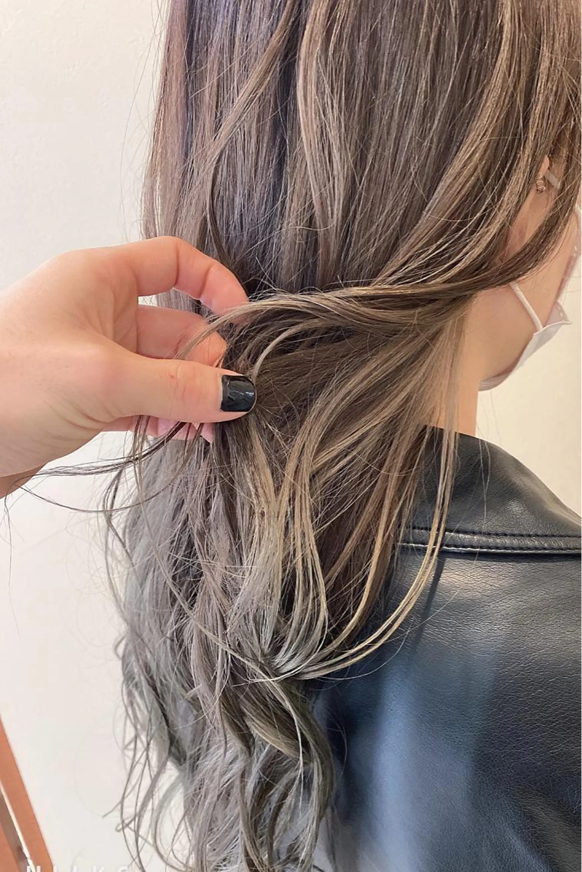 セミロング カラー ヘアアレンジ インナーカラー Spira藤崎宮所属・シールエクステ専門店 Spira藤崎宮のヘアスタイル