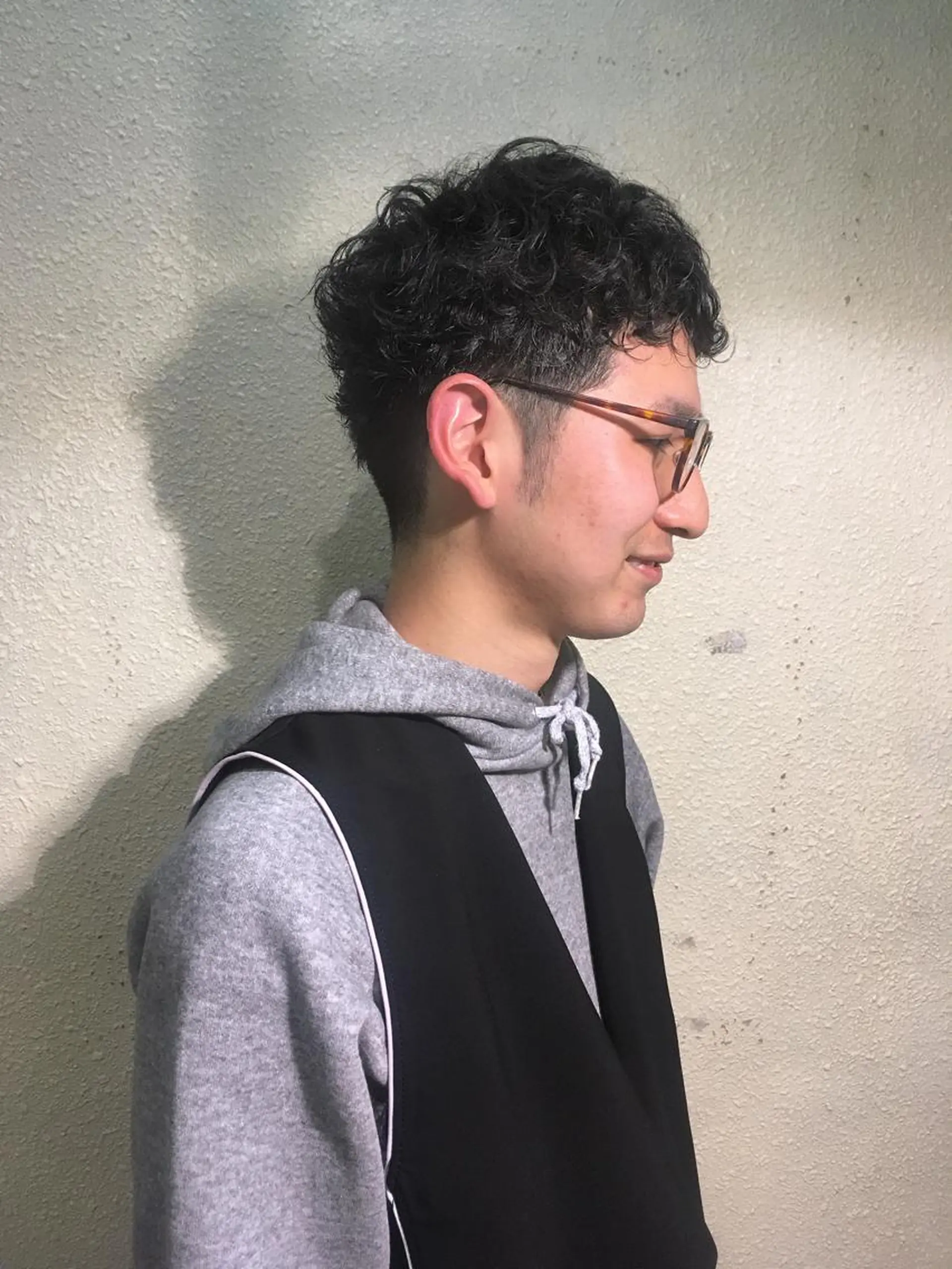 ショート 外国人風カラー カット パーマ ヨナイ チヒロのヘアスタイル