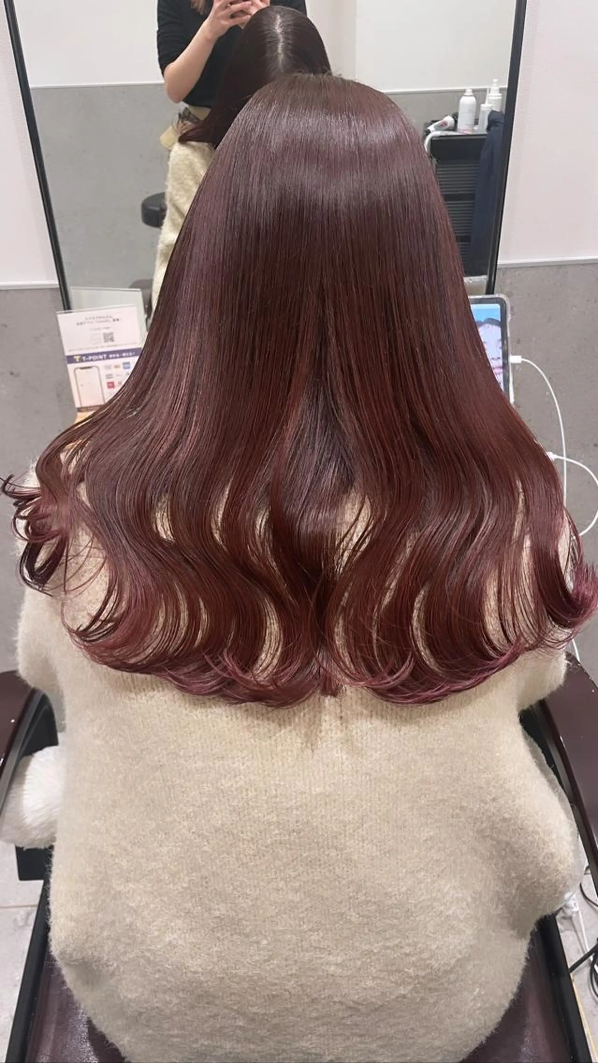 ロング カラー カット ヘアカラー トリートメント 大人girly🛋️ 🤍yukakoのヘアスタイル