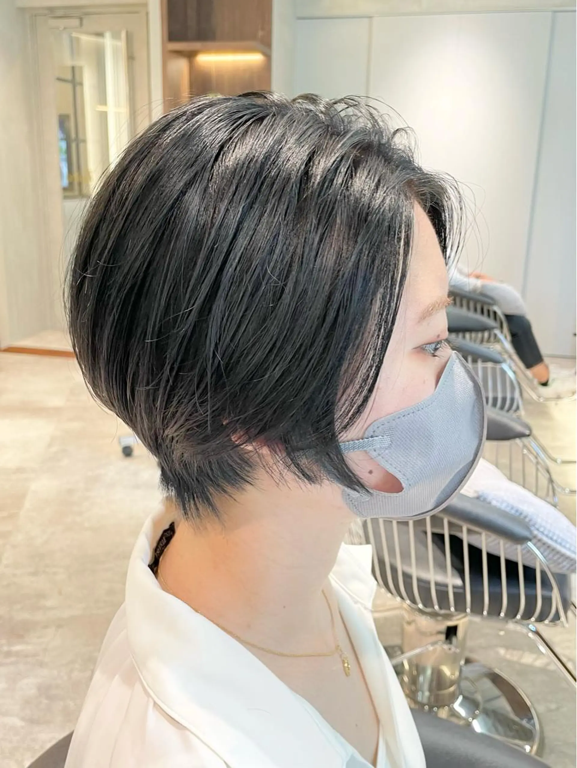ショート カラー ショートヘア ✨透明感カラー✨ ✨小顔カット✨山木のヘアスタイル