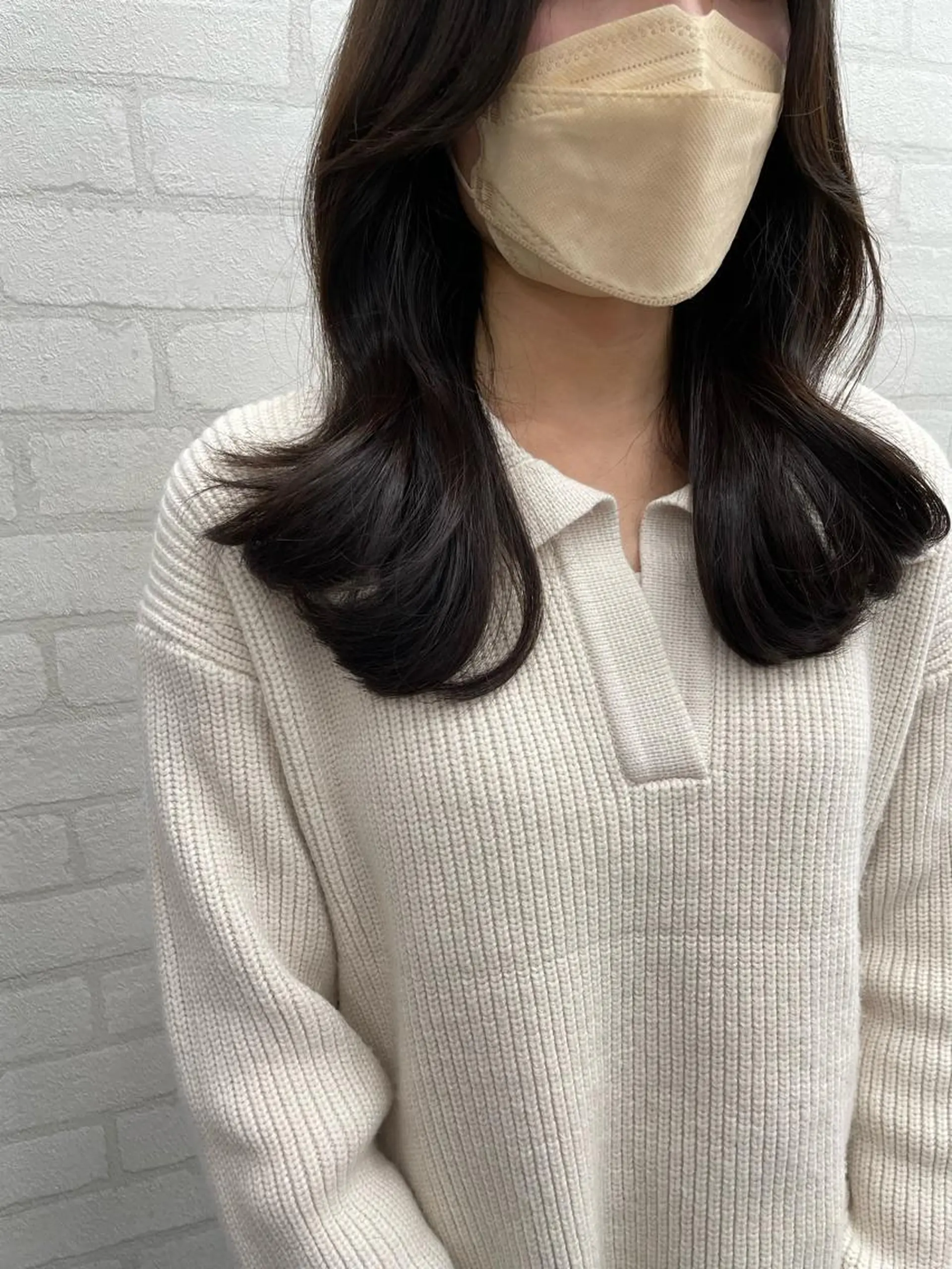 セミロング KANAMI日暮里 韓国ヘア・メイクのヘアスタイル