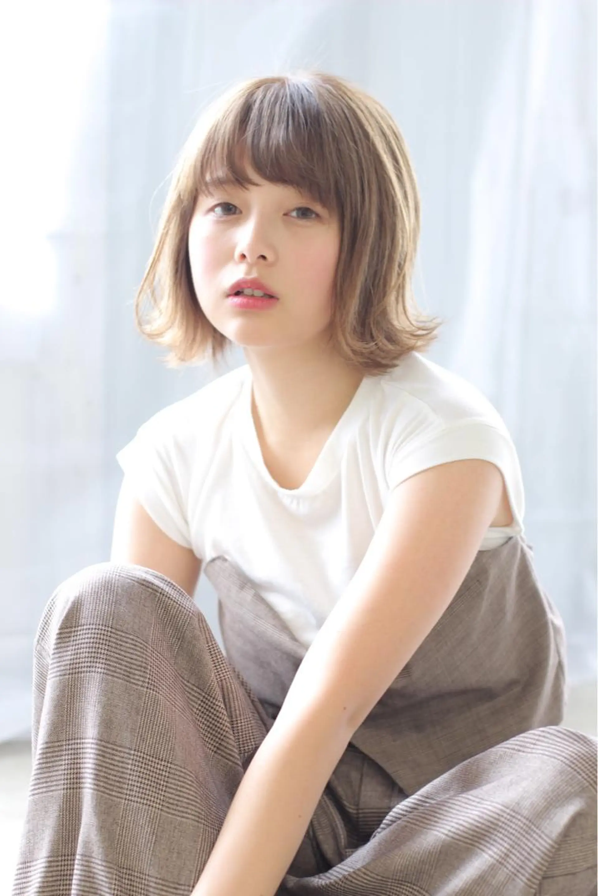 ショート カラー 透明感カラー│ レイヤーヘア中居美樹のヘアスタイル