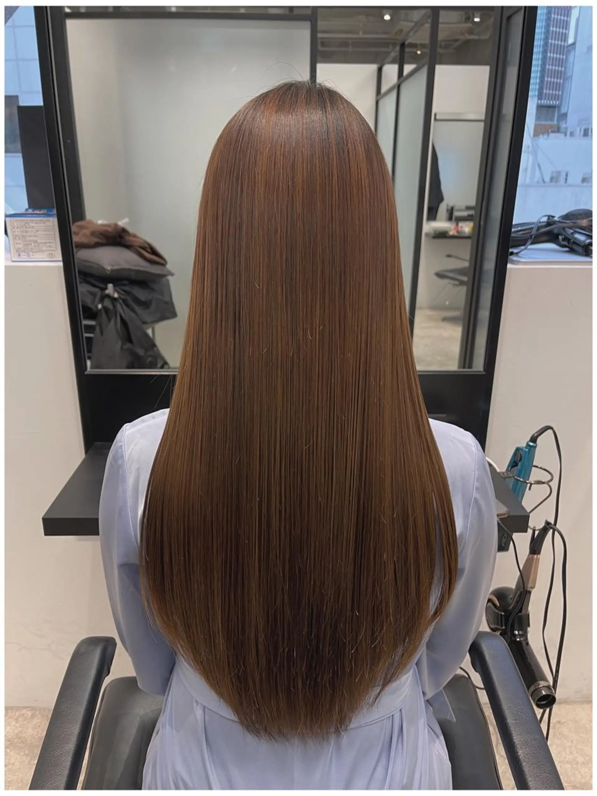 ロング 髪質改善 縮毛矯正 answer銀座 店長💐HIDEのヘアスタイル