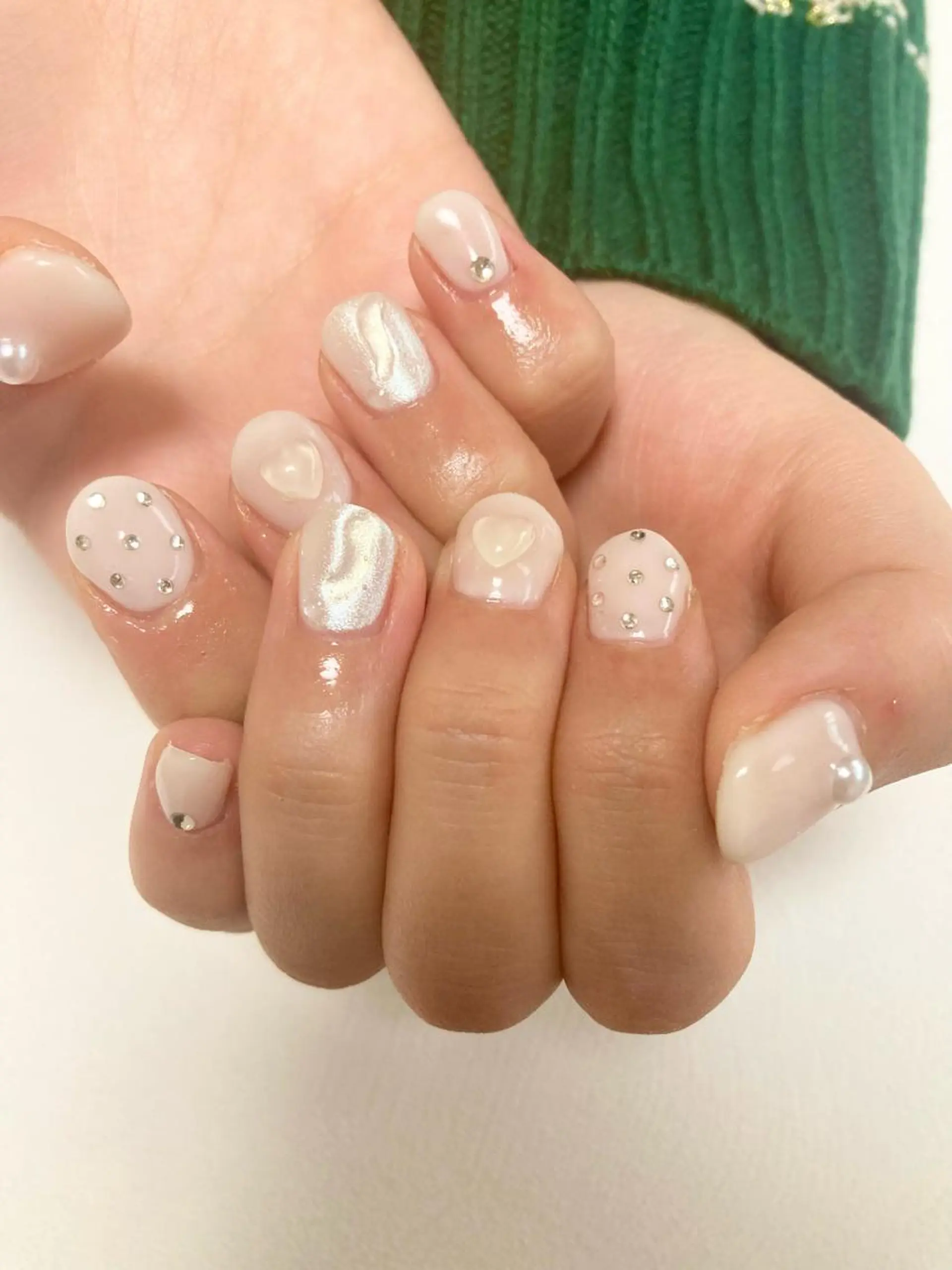 ネイル 韓国ネイル 持ち込み uinail mariのネイルデザイン