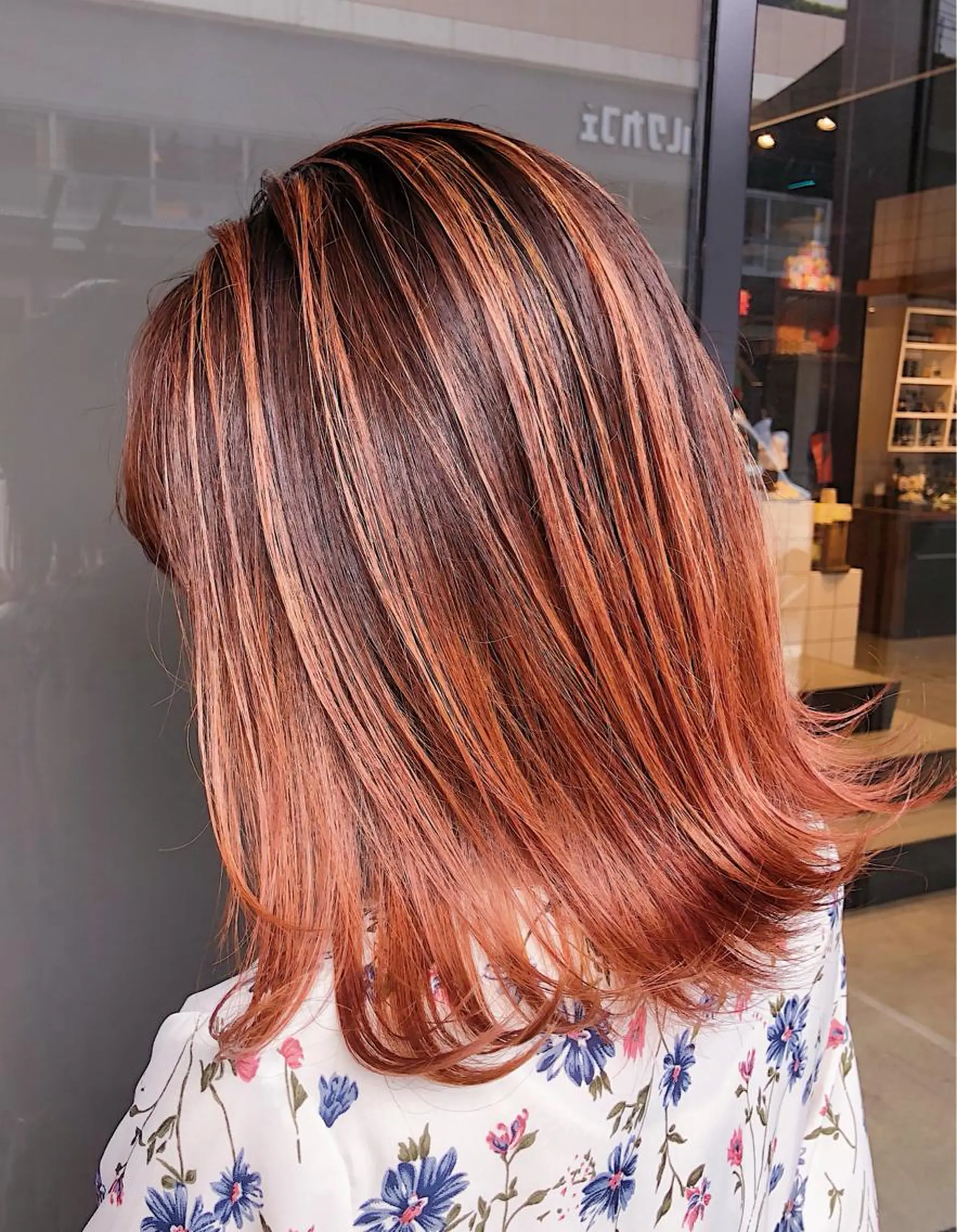 ミディアム カラー ノンダメージ髪質改善 カラー💎/KURAのヘアスタイル