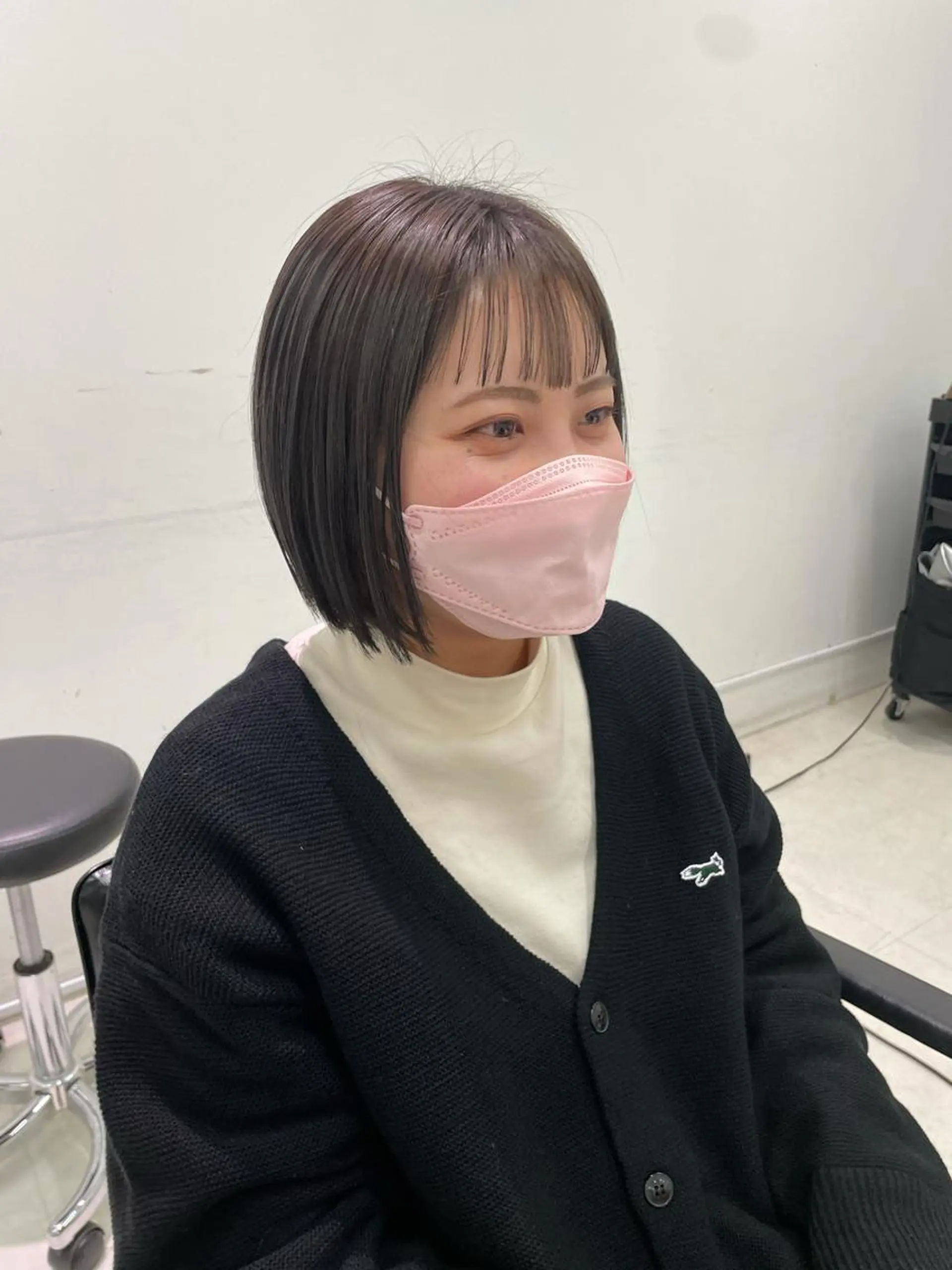 ミディアム カラー キッズ カット ヘアカラー トリートメント オトナヘア🌸 harukaのヘアスタイル