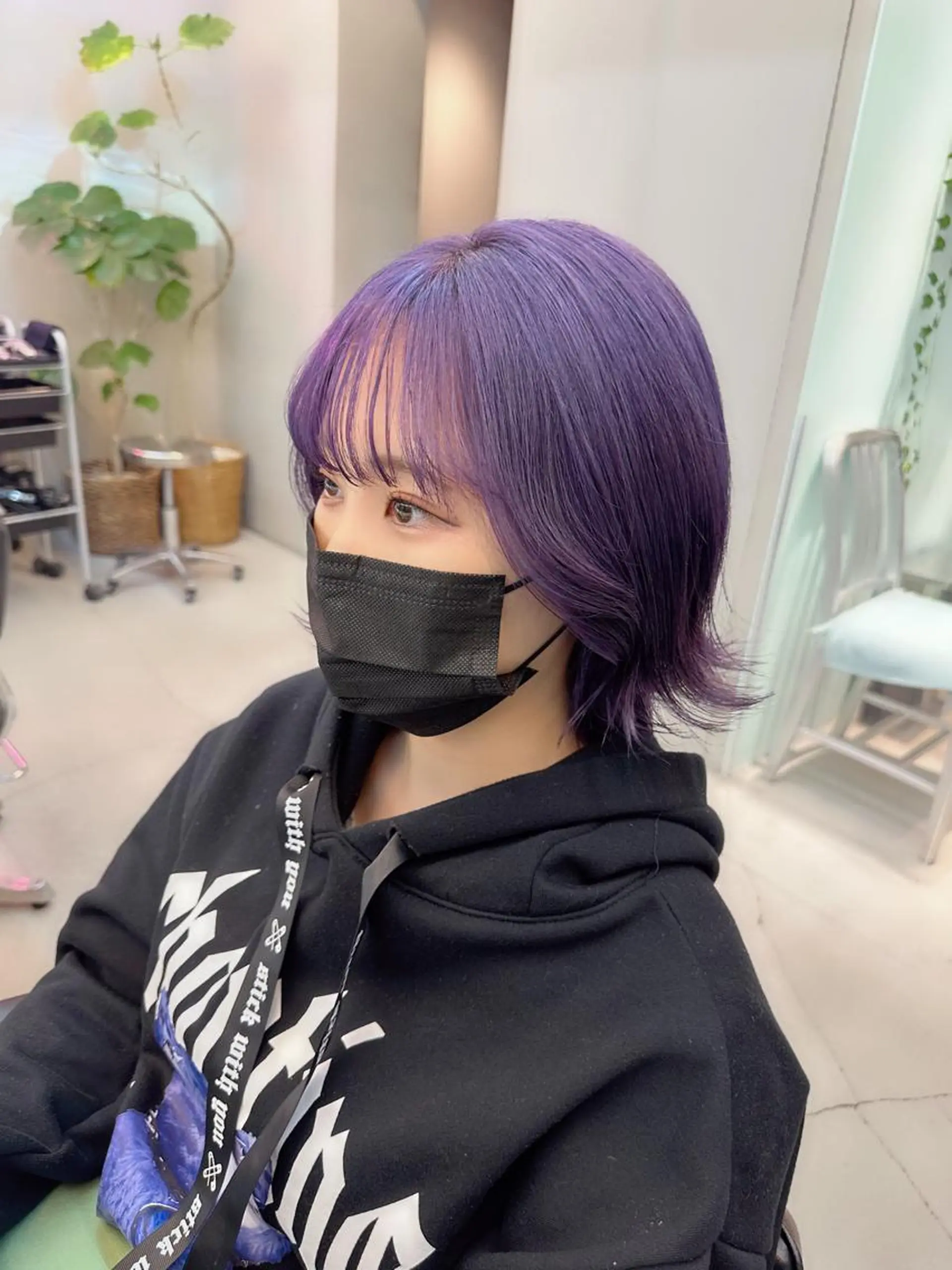 ショート カラー ヘアカラー トリートメント 岡野 静華のヘアスタイル