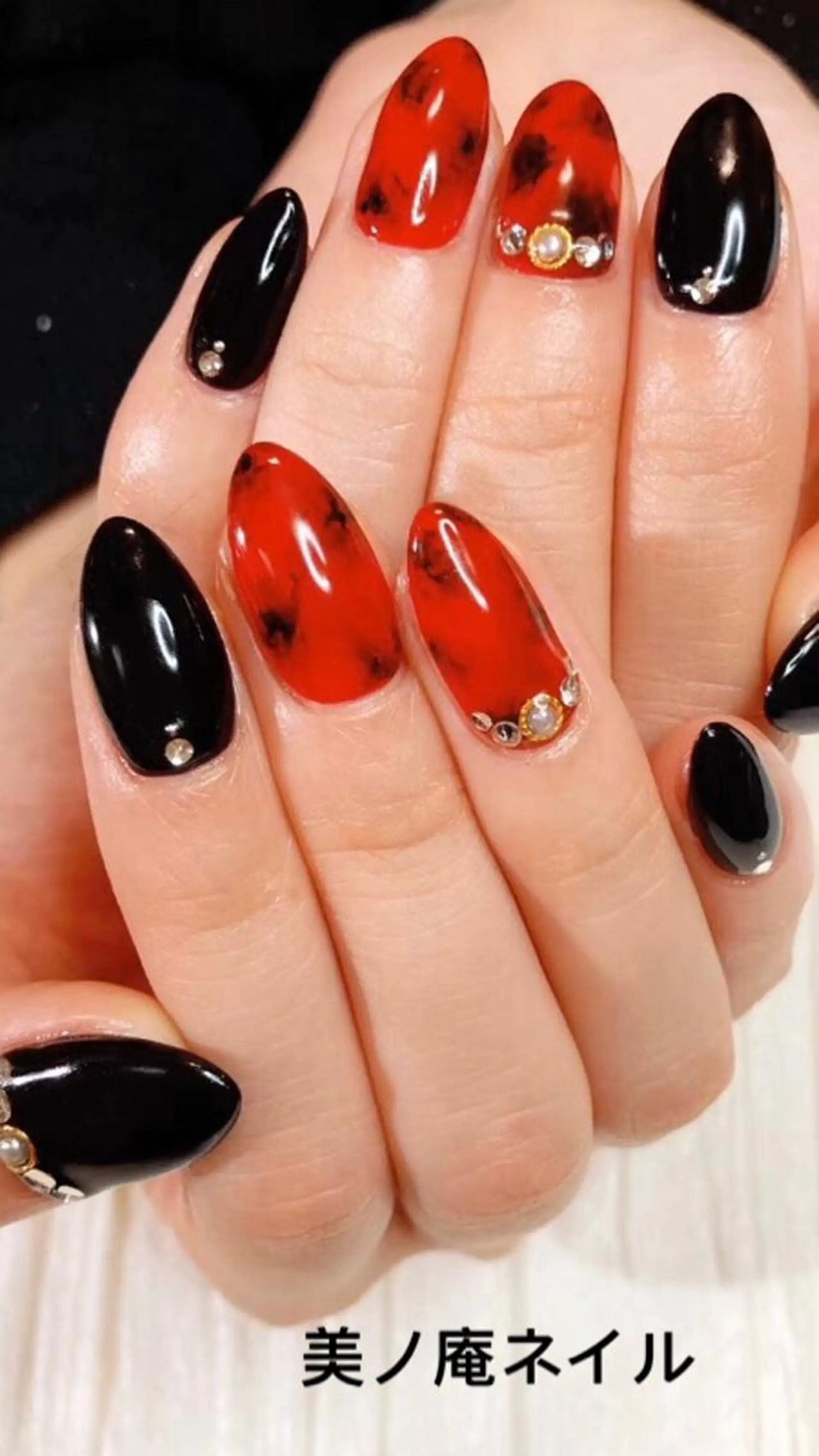 ネイル ハンドネイル ハンドケア 美ノ庵ネイルサロン メトロポリタン前店のネイルデザイン