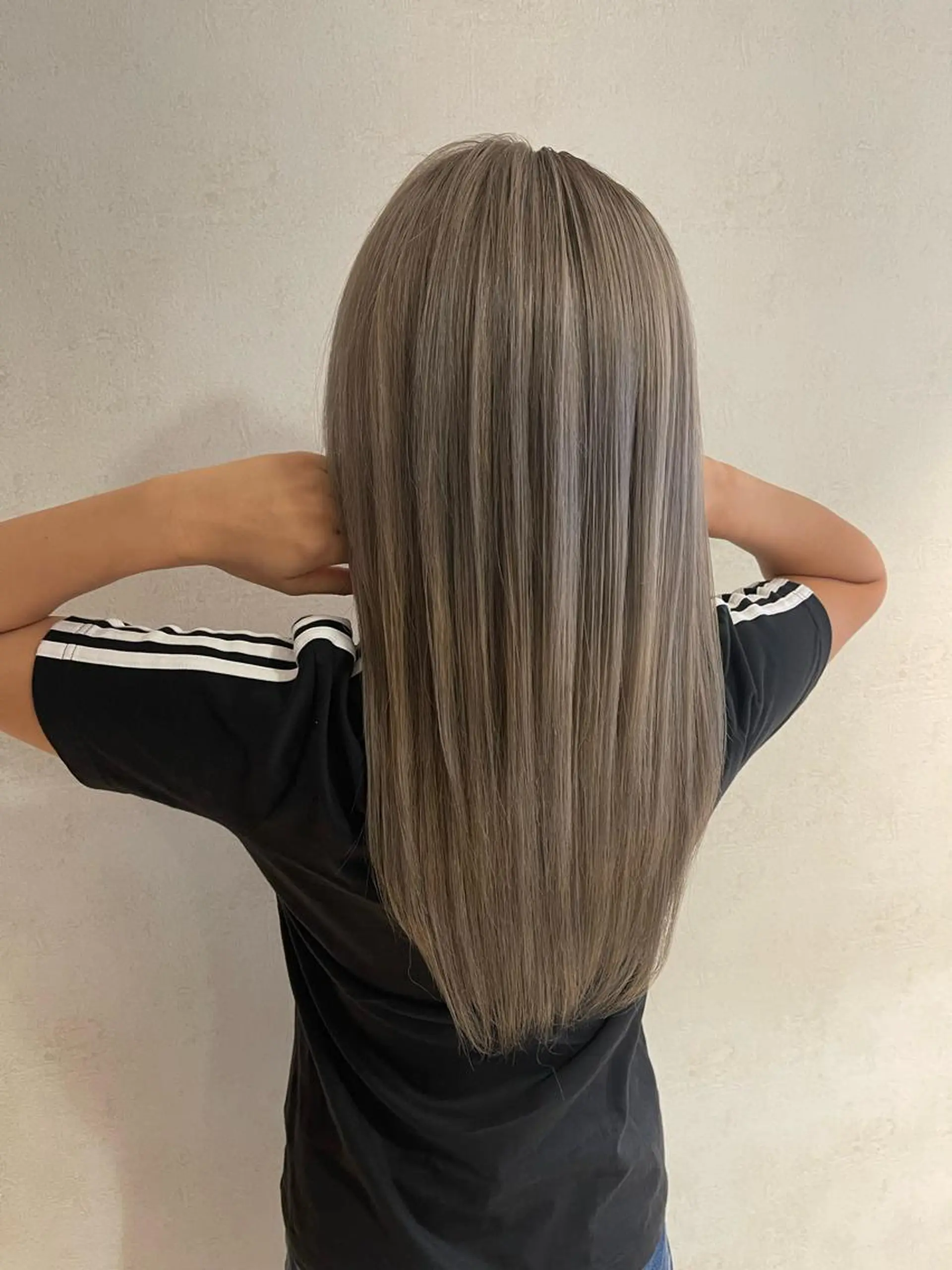 ロング 市村 正義のヘアスタイル