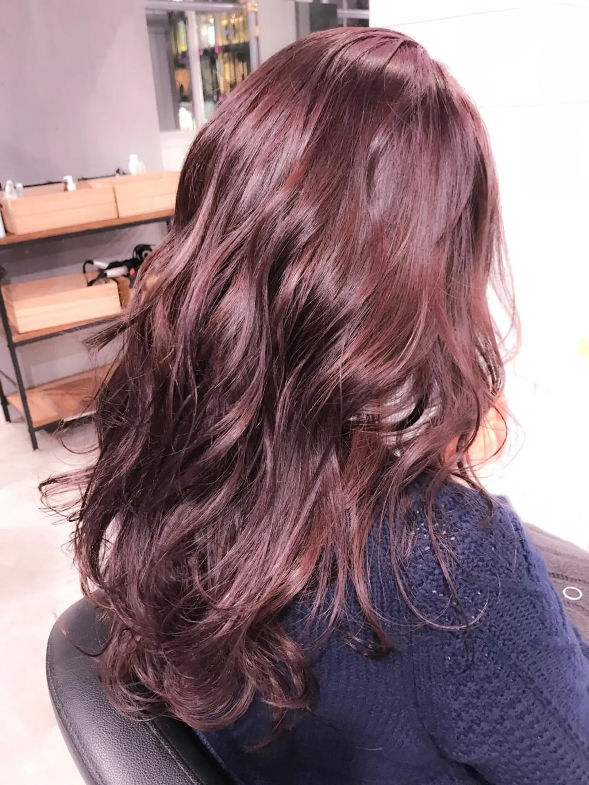 ロング カラー ピンクカラー 表参道/さあ や/大人ナチュラルのヘアスタイル