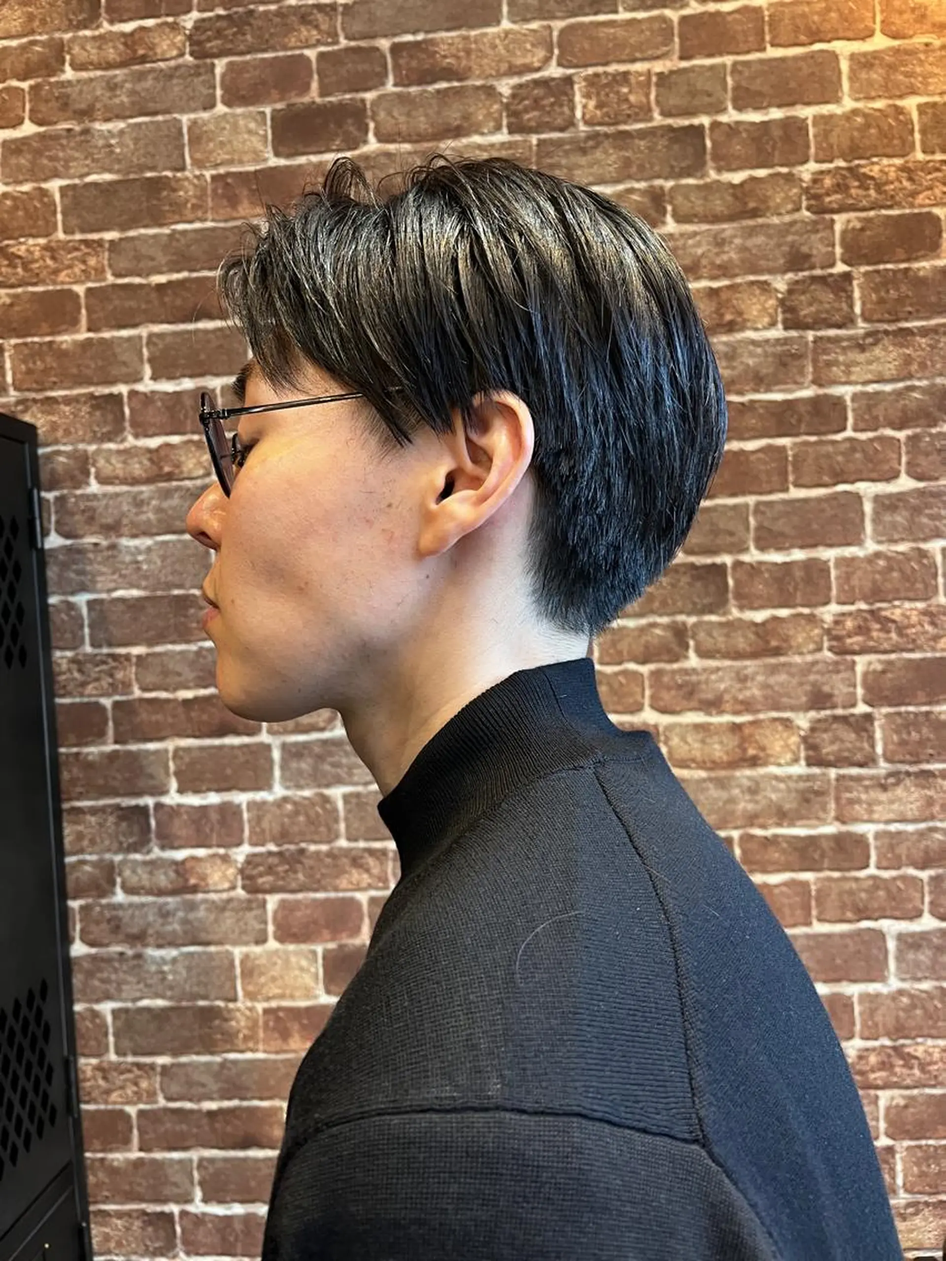 ショート カラー パーマ ヘアアレンジ メンズ キッズ ネイル マツエク・マツパ アイブロウ メンズハイライト メンズ就活ヘア メンズパーマ ブラウンカラー ケアカラー 久木原 ゆりのヘアスタイル