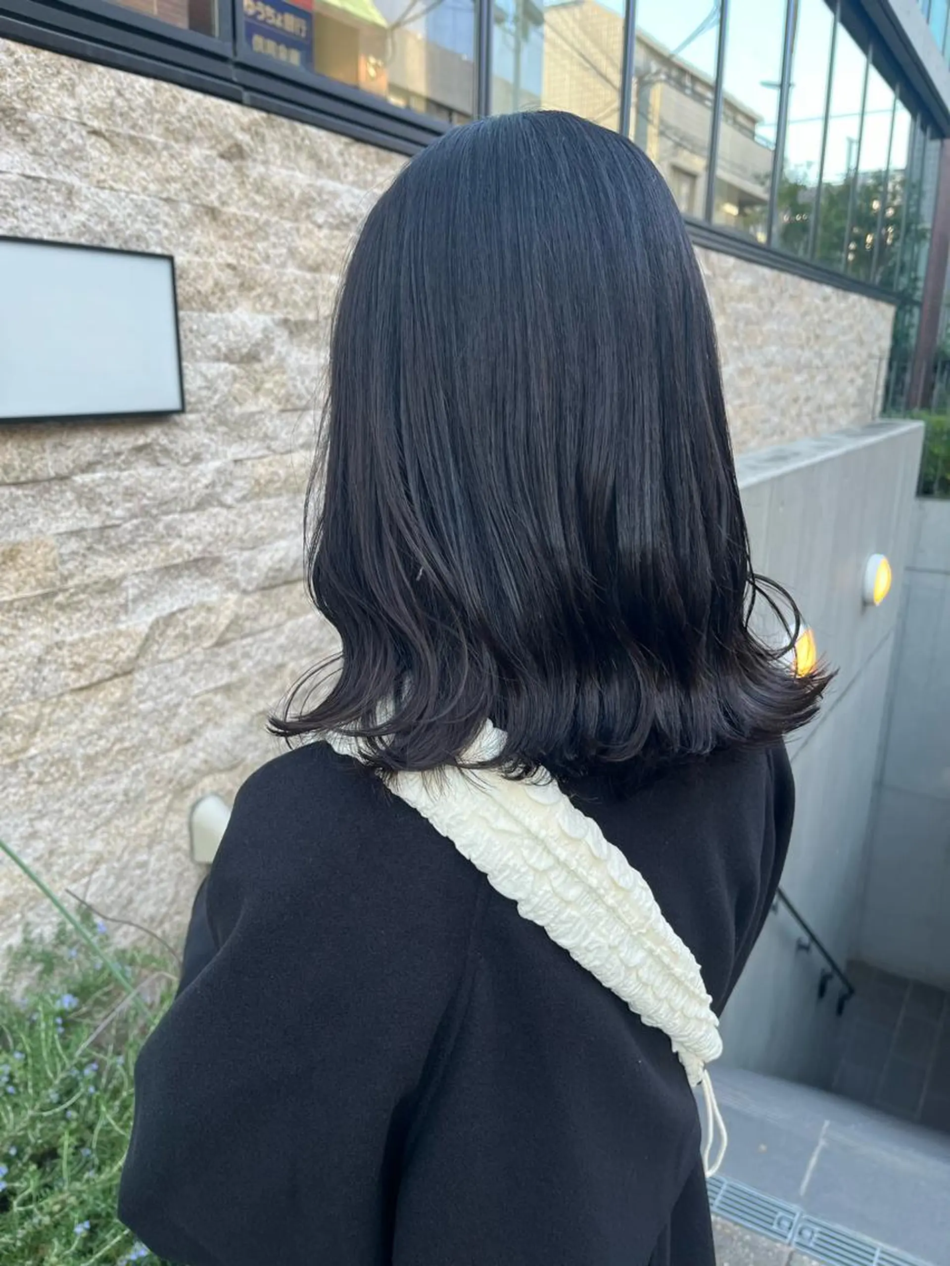 ミディアム カラー ダークグレー カット ヘアカラー トリートメント ✨透明感カラー✨ 🦖佐々木未来🦕のヘアスタイル