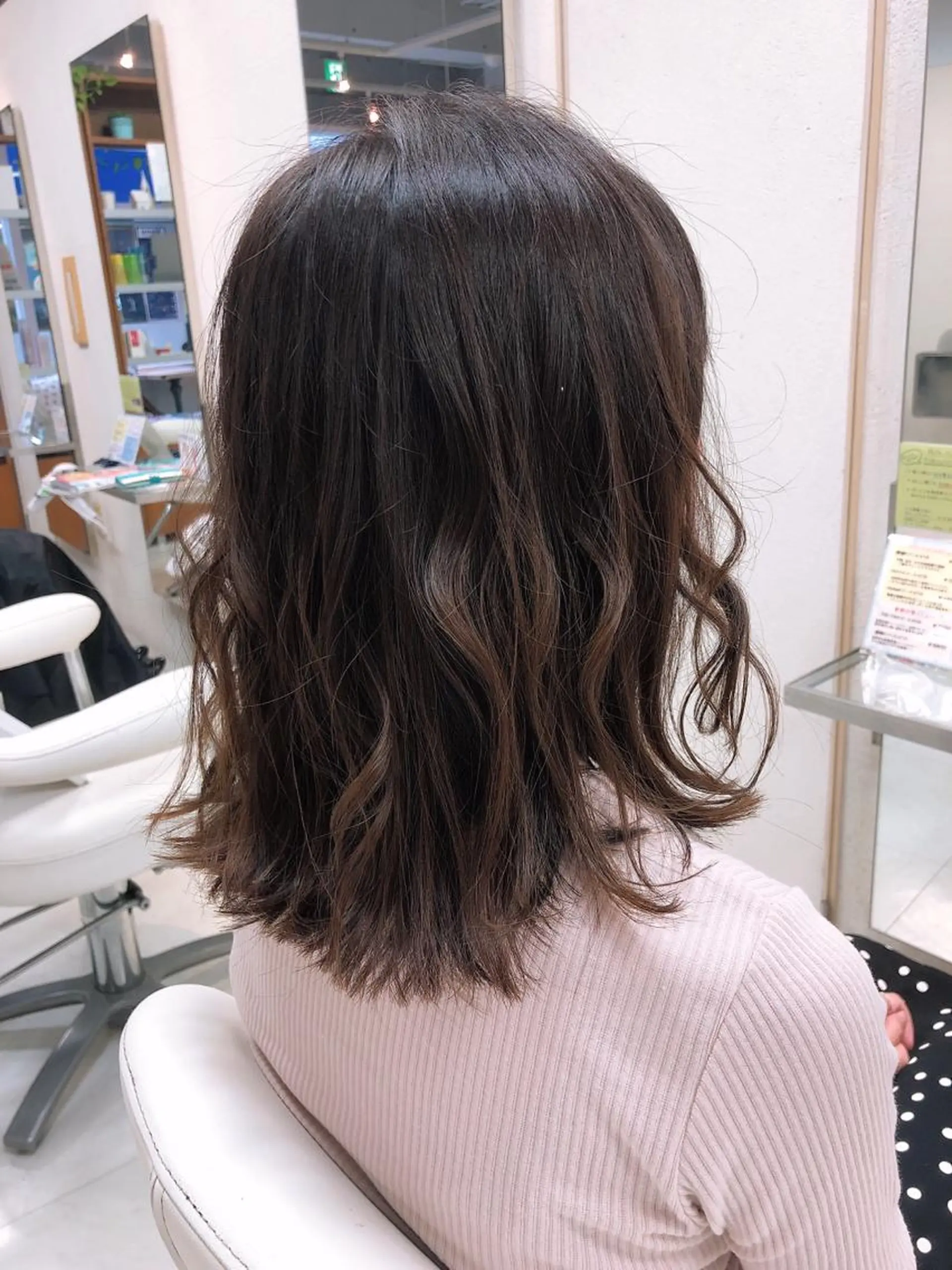 ミディアム トリートメント 阿部 美咲のヘアスタイル
