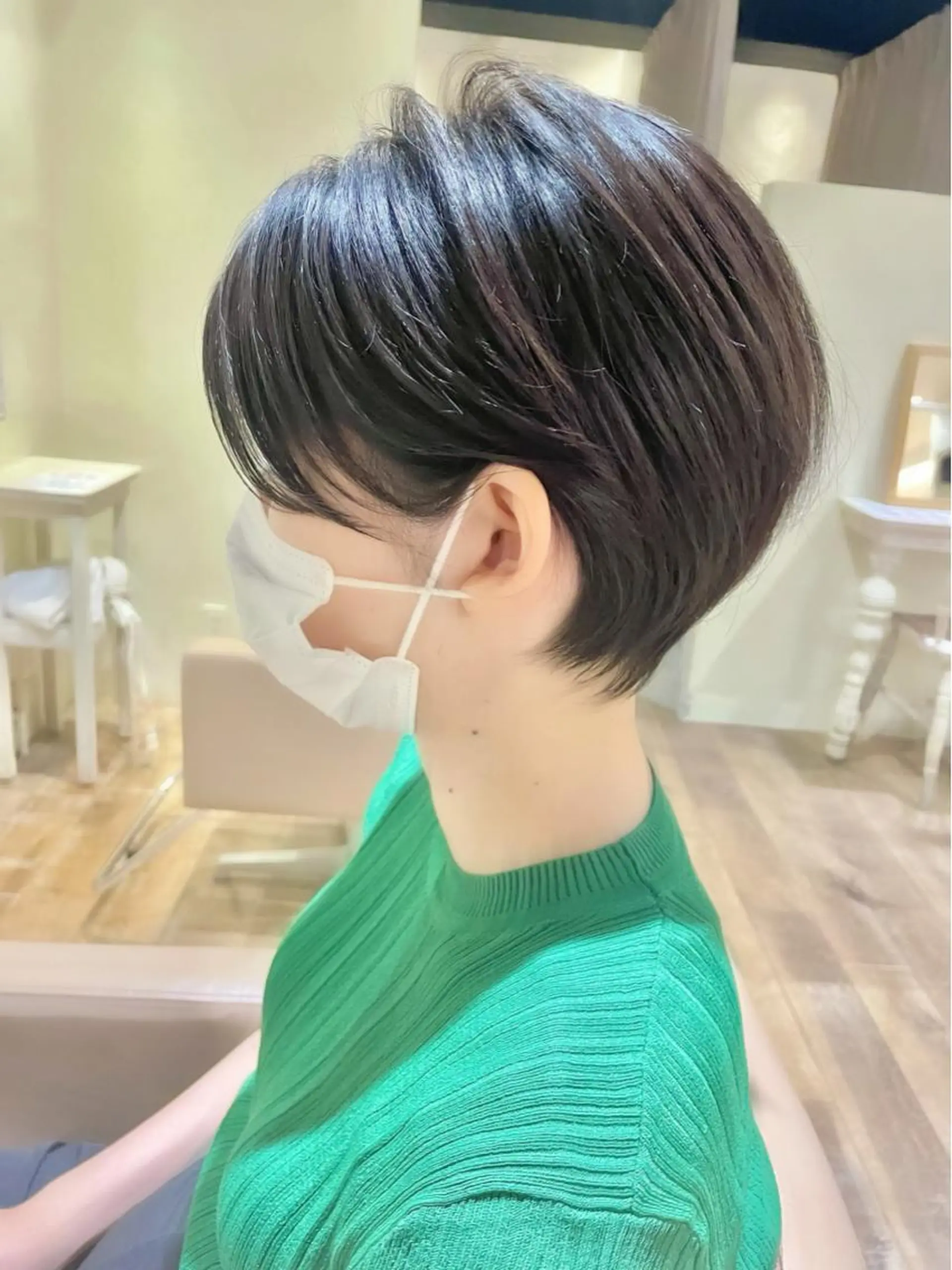 ショート ショート ボブ 梅田 木戸健人のヘアスタイル