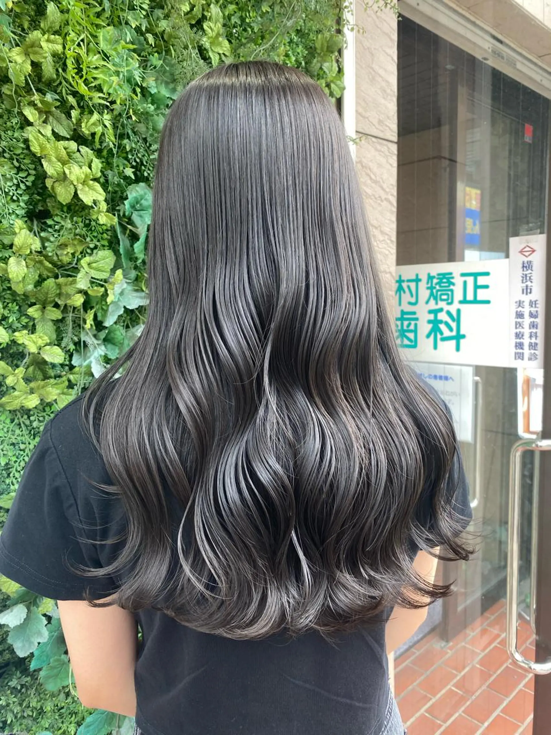 ロング カラー カット ヘアカラー 透明感カラー/韓国 ヘア🩶yuri🩵のヘアスタイル