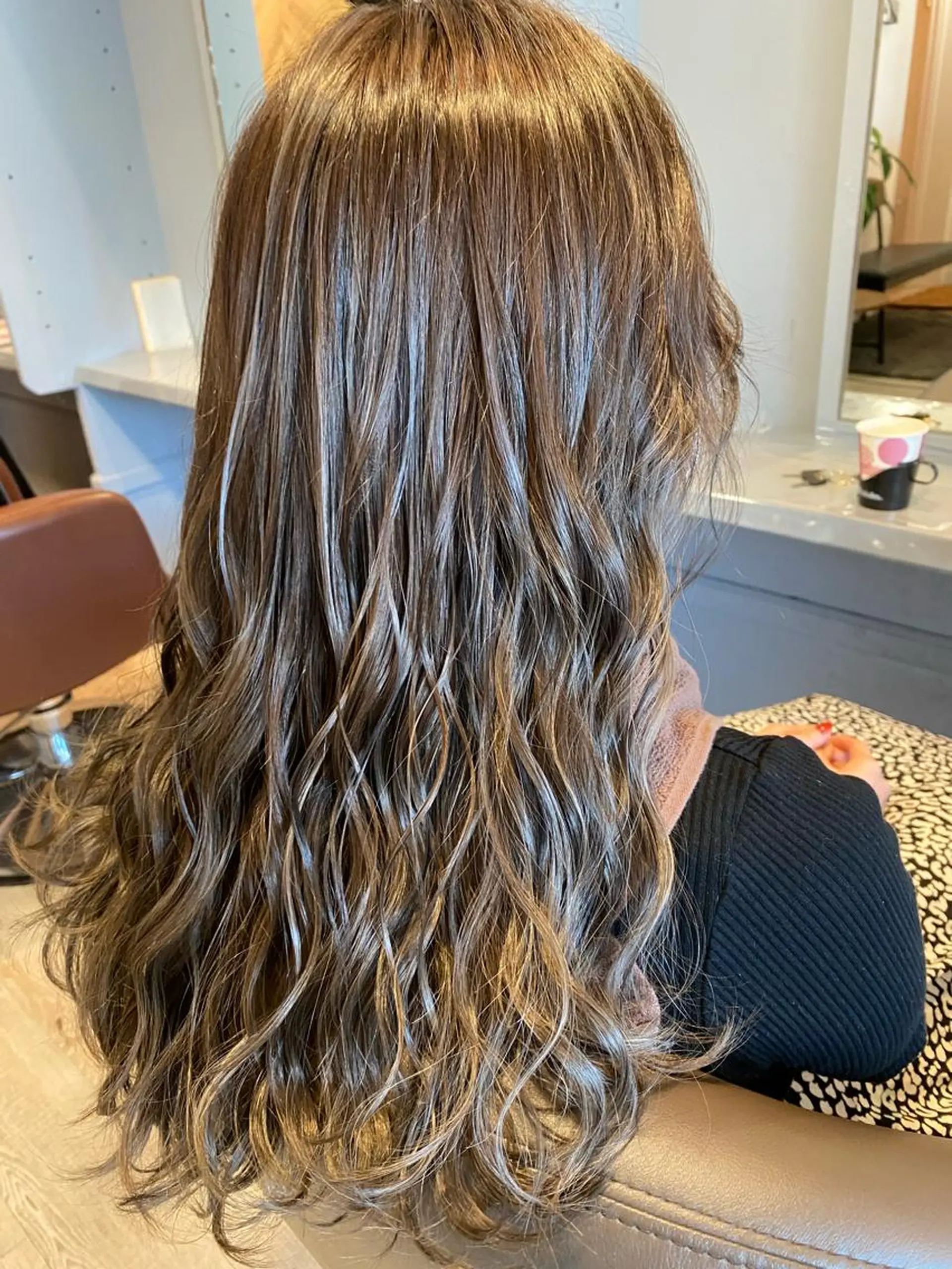 ロング カラー キッズ カット ヘアカラー くせ毛多毛特化 高橋　淳のヘアスタイル