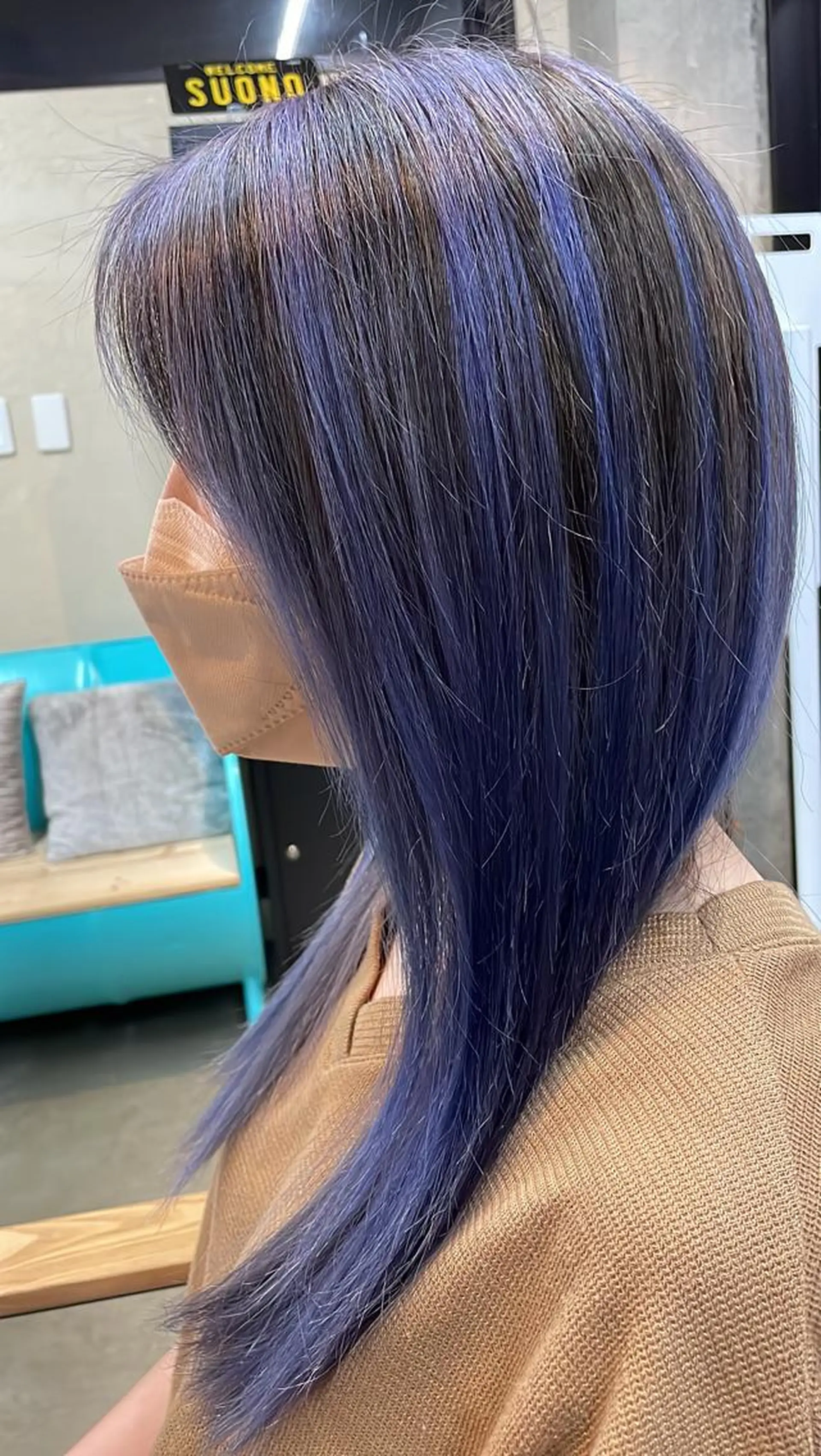 セミロング メンズ韓国ヘア👹 KAJIのヘアスタイル