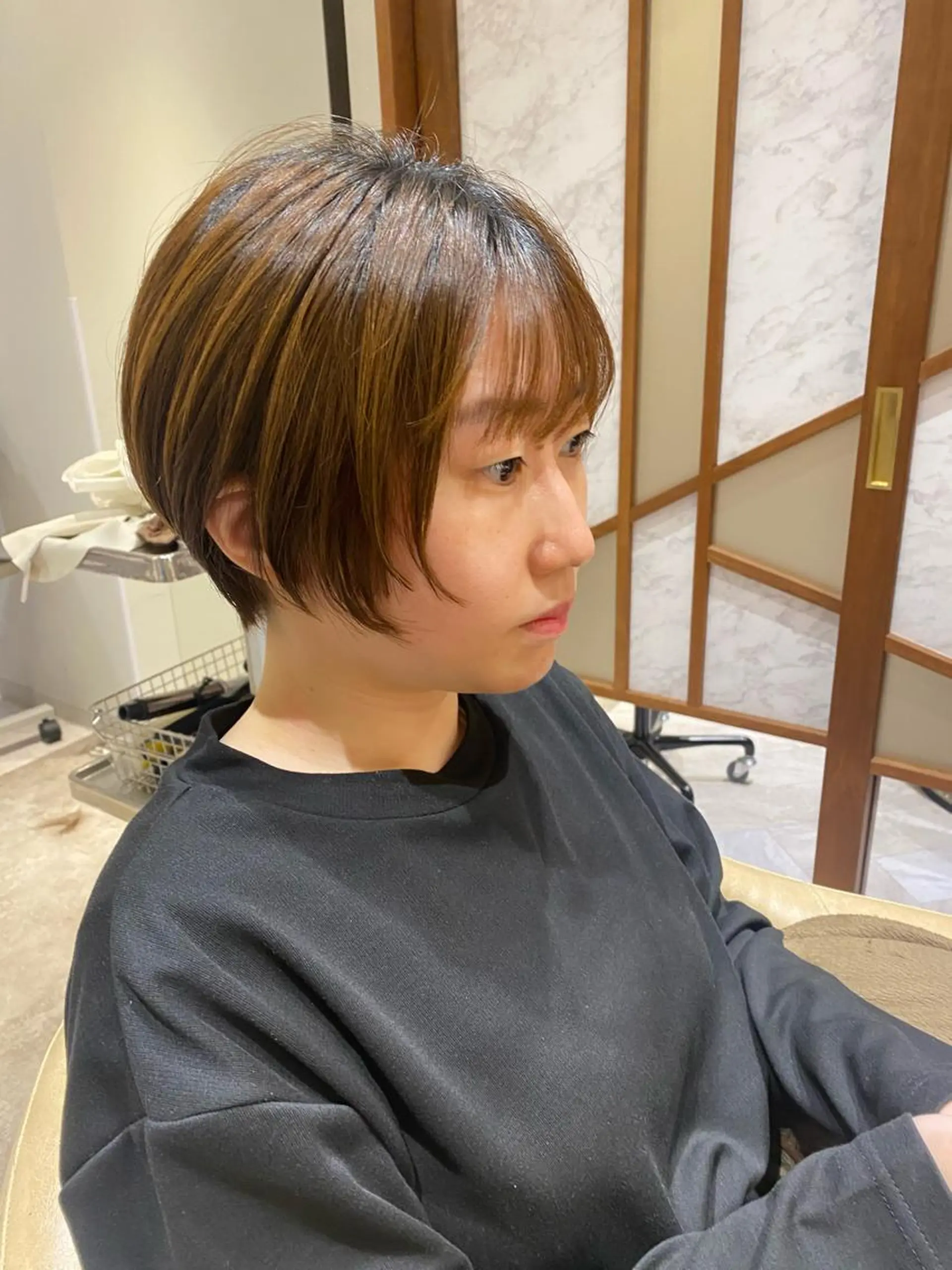ショート やました りの☁のヘアスタイル