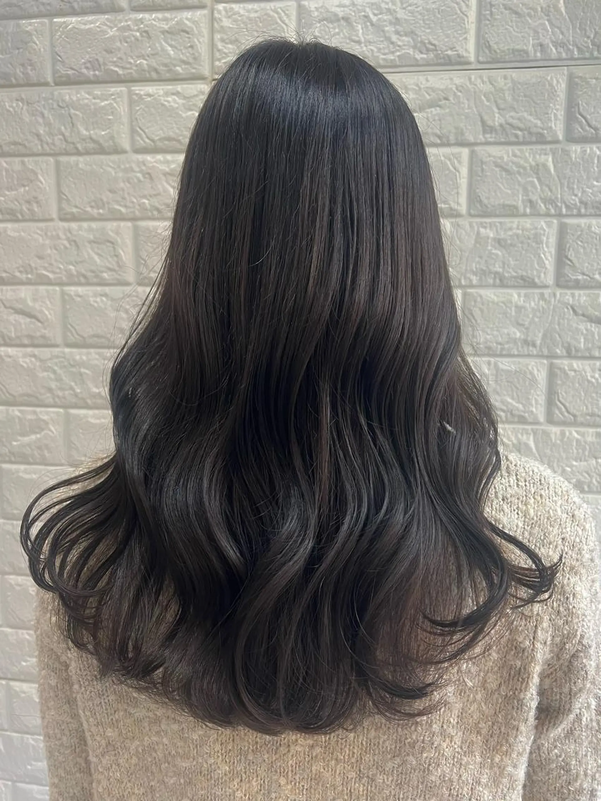 ロング カラー ベージュカラー ブラウンカラー ショコラグレージュ チョコレートブラウン ココアベージュ 艶髪 ♡Tomiyaのヘアスタイル