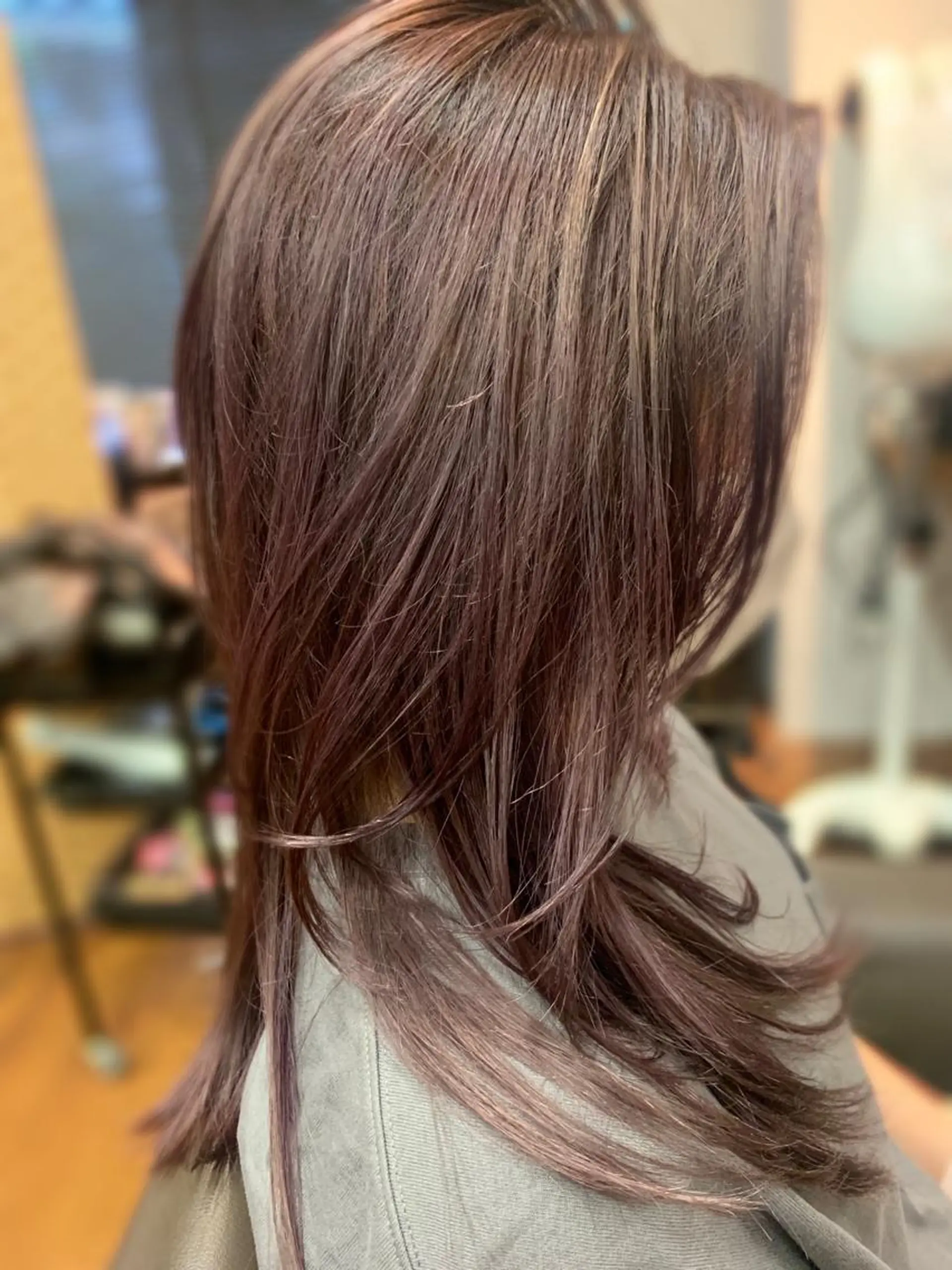 ロング カラー ブリーチ バイオレットカラー BLISE Akazawaのマツエク・マツパデザイン