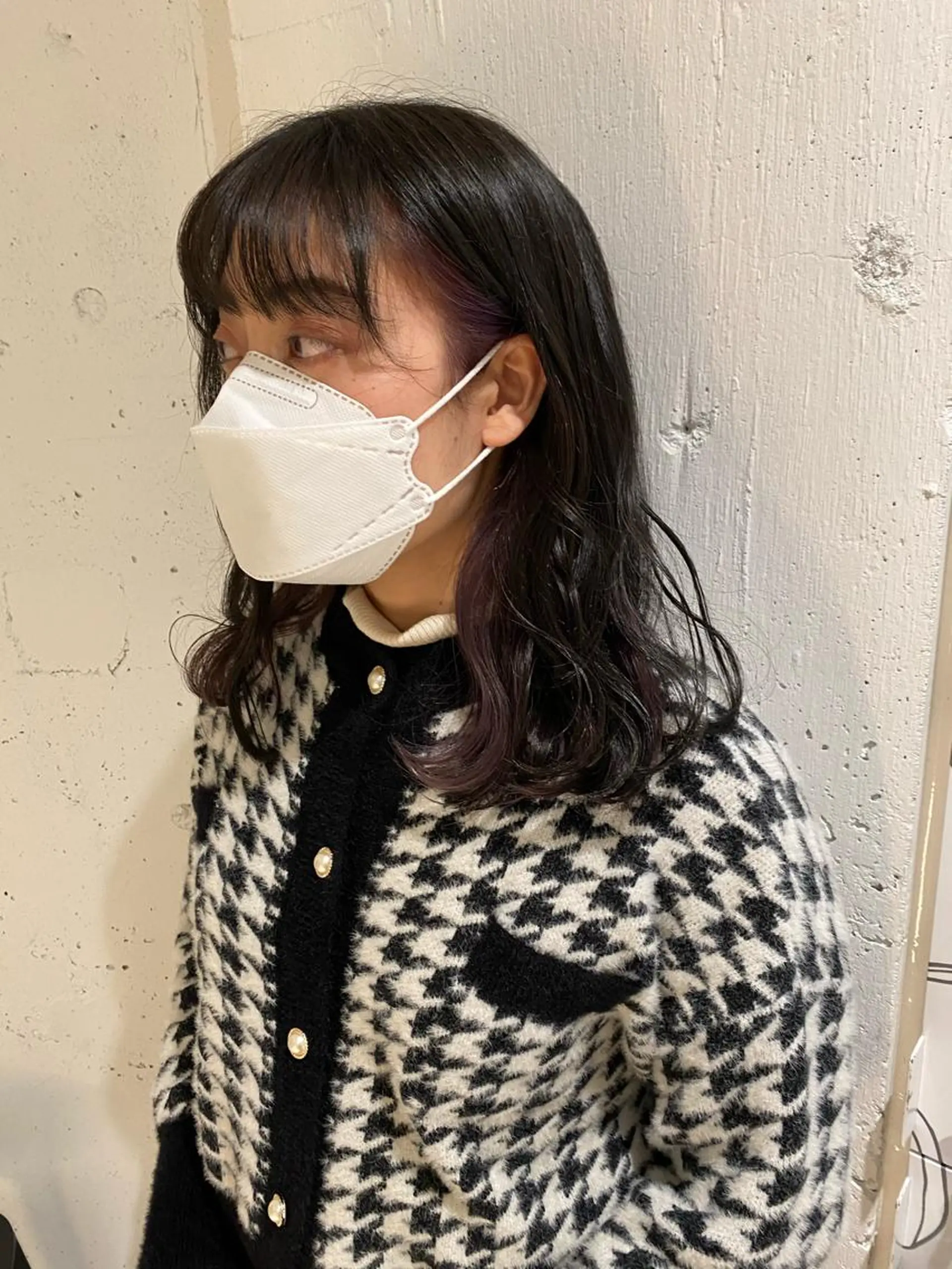 セミロング カラー ヘアカラー トリートメント ヘアセット ナチュラル/韓国💎 haruka 💎のヘアスタイル