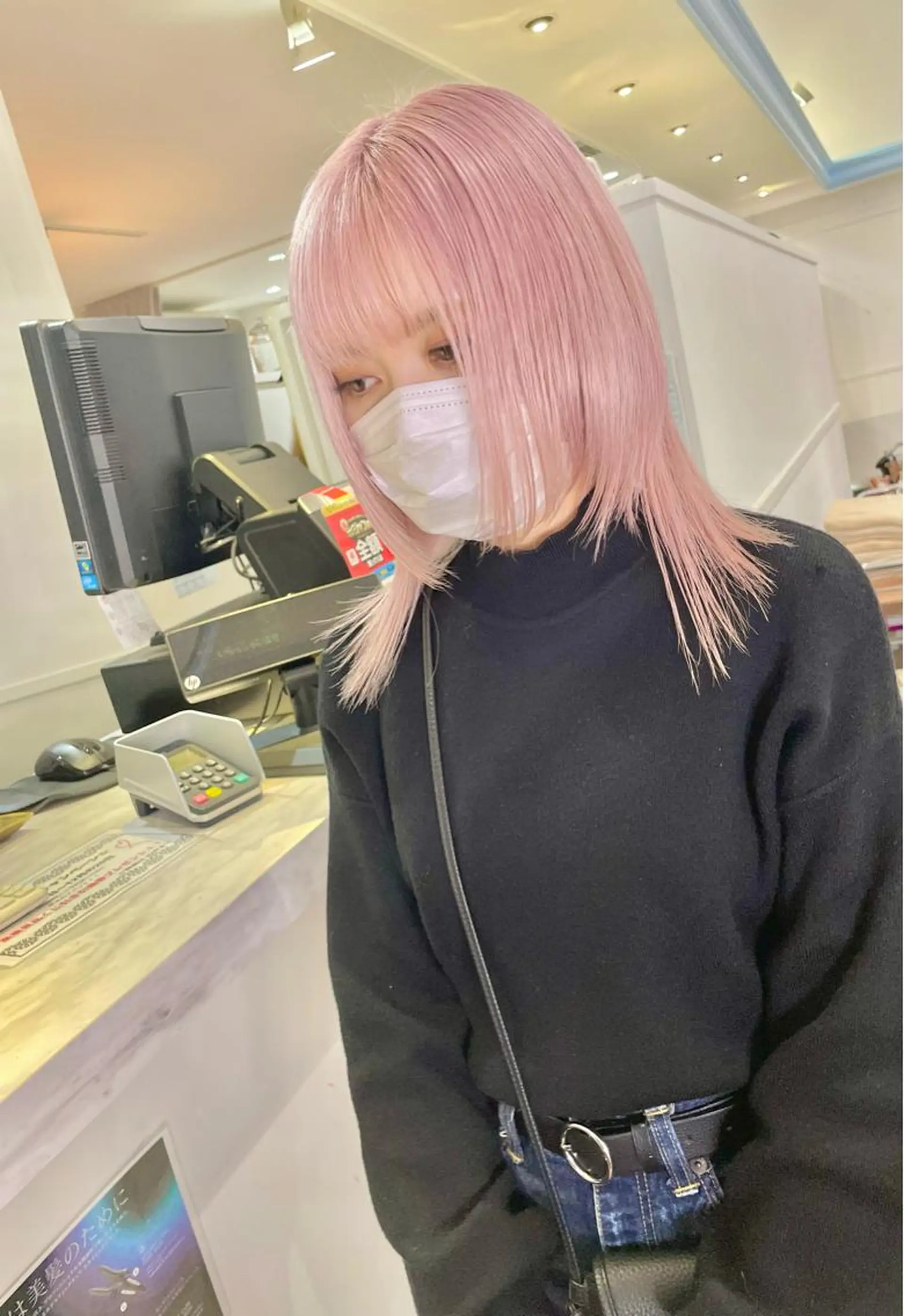 ショート ヘアカラー トリートメント Lit.豊橋 夏目のヘアスタイル