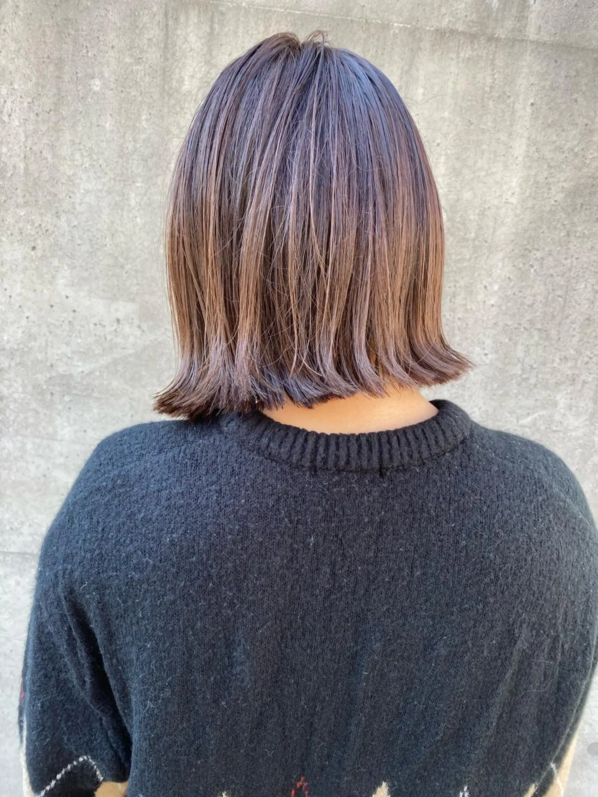 ミディアム カラー ヨシモトリョウ 髪質改善/美髪のヘアスタイル