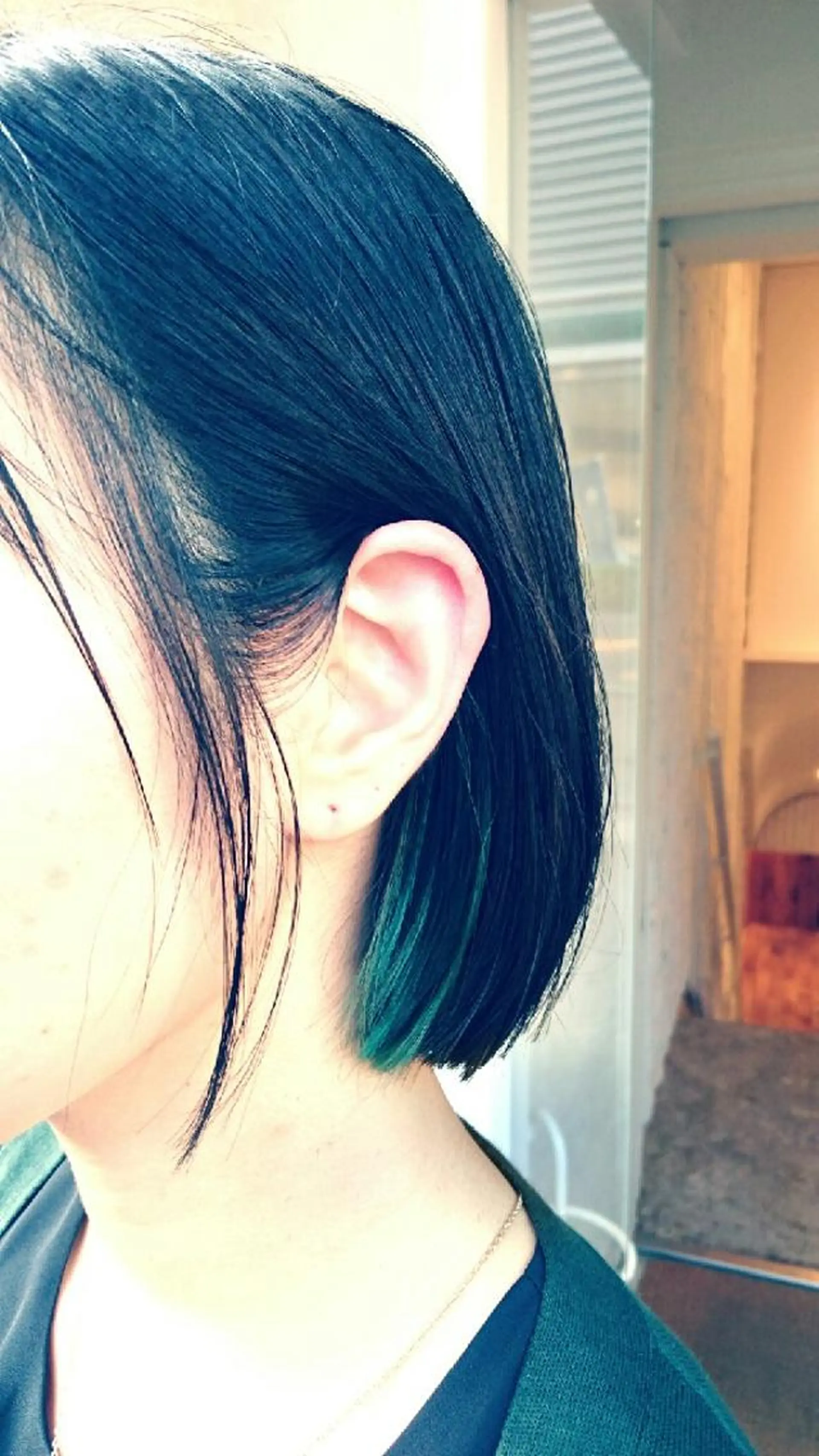 ミディアム カラー ボブ takk design labのヘアスタイル