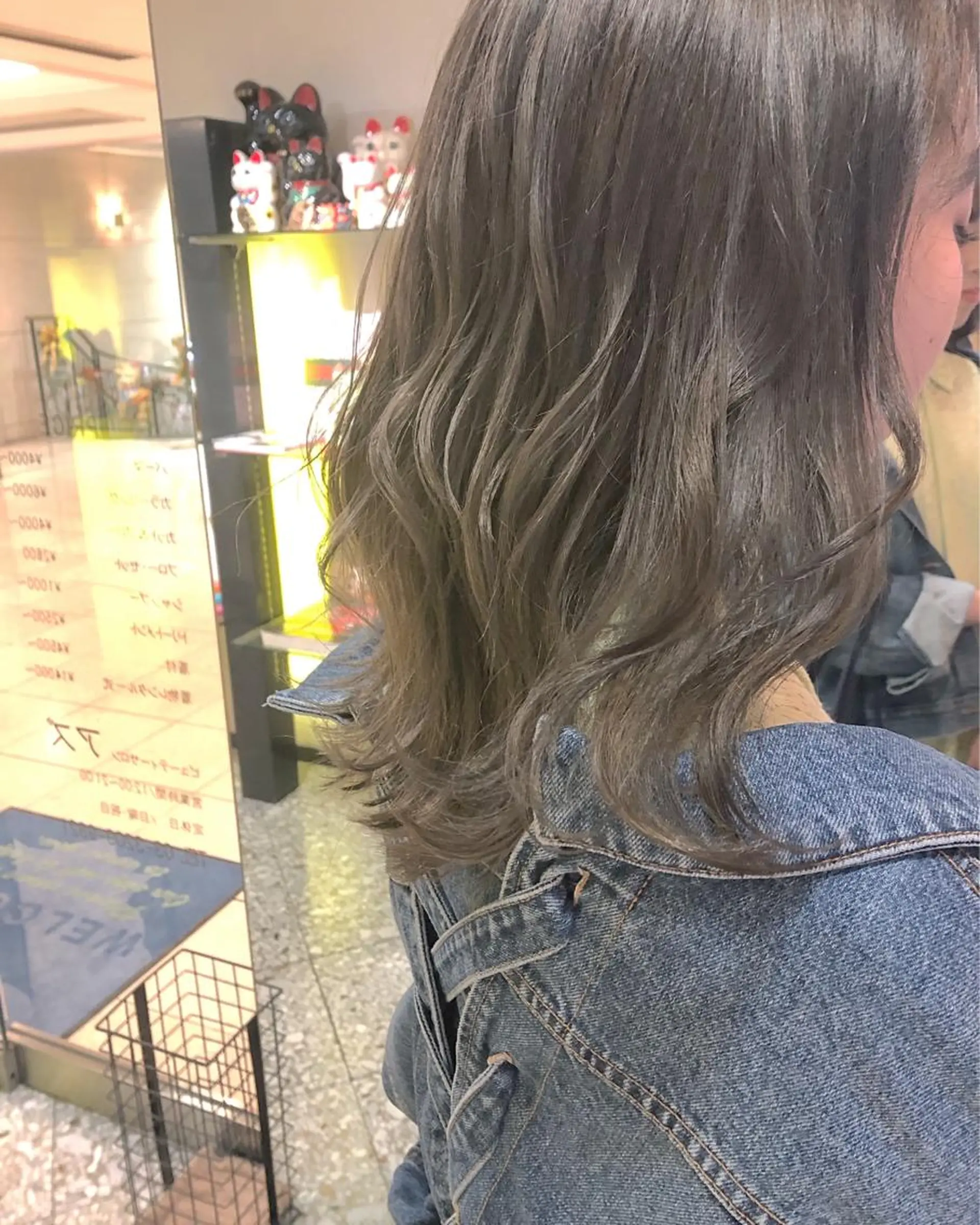 ミディアム カラー ヘアアレンジ ブリーチ ダブルカラー ボブ/ミニボブ/ 立河今日子のヘアスタイル