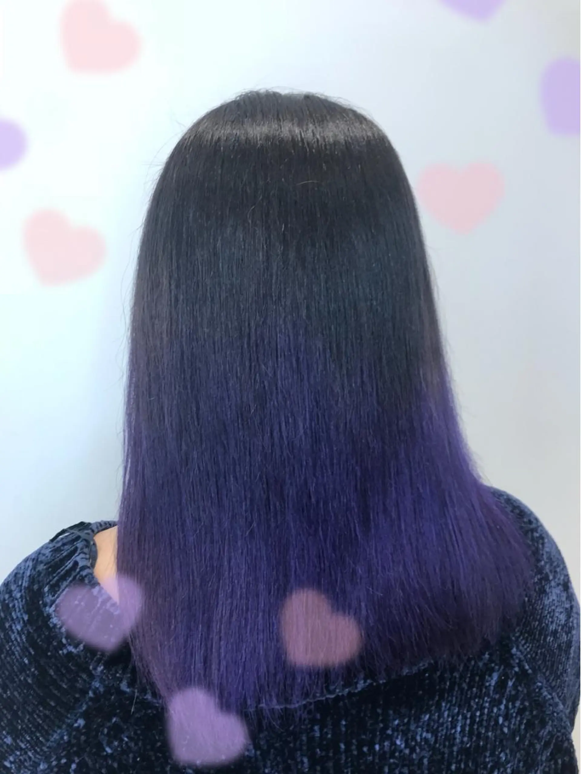 カラー グラデーションカラー バイオレットカラー 新宿駅近♡個室 ♡関口三都季🌜のヘアスタイル