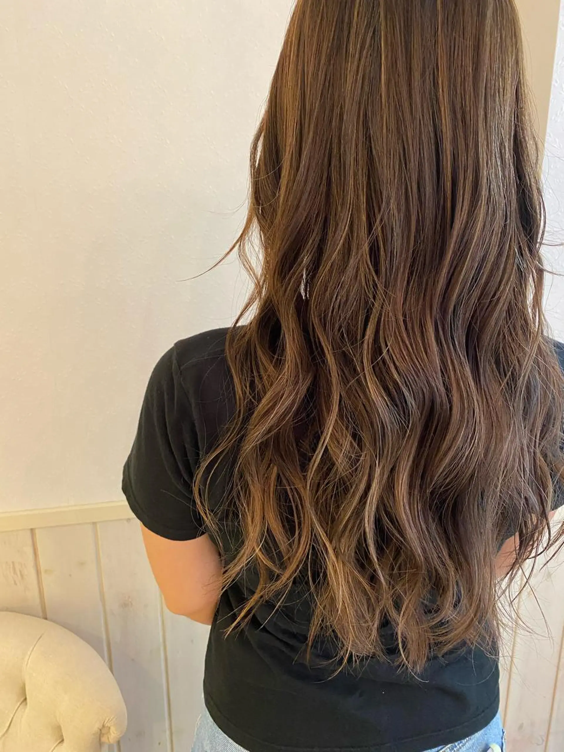 ロング カラー ヘアカラー 宮内 真乃のヘアスタイル