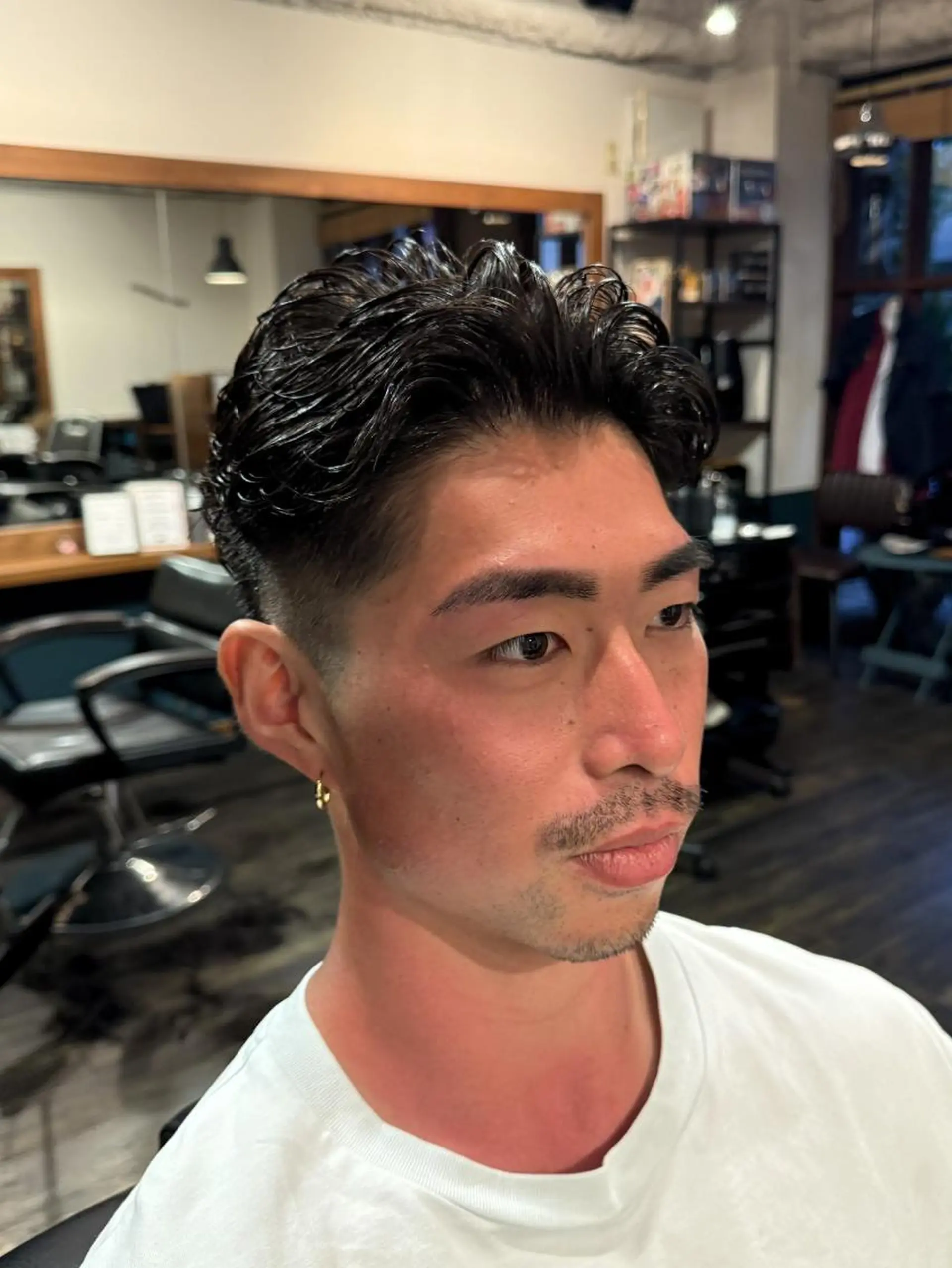 メンズ カット パーマ ヘッドスパ 早稲田/メンズ専門 /フェード/葛西裕季のヘアスタイル