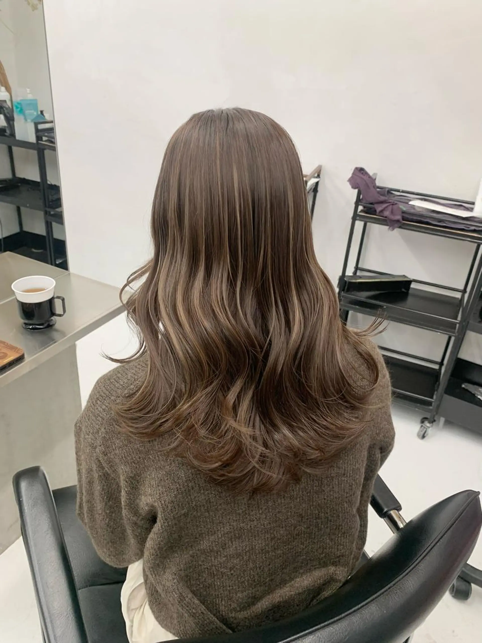 ミディアム ハイライト ヘアカラー ✨カラー指名 No.1✨keitaのヘアスタイル
