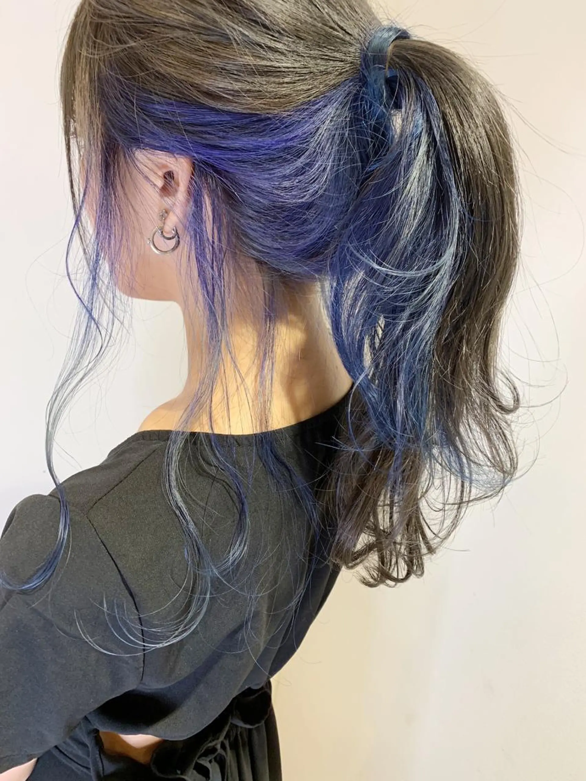 ロング カラー インナーカラー ヘアカラー エクステ KAZUMAのヘアスタイル